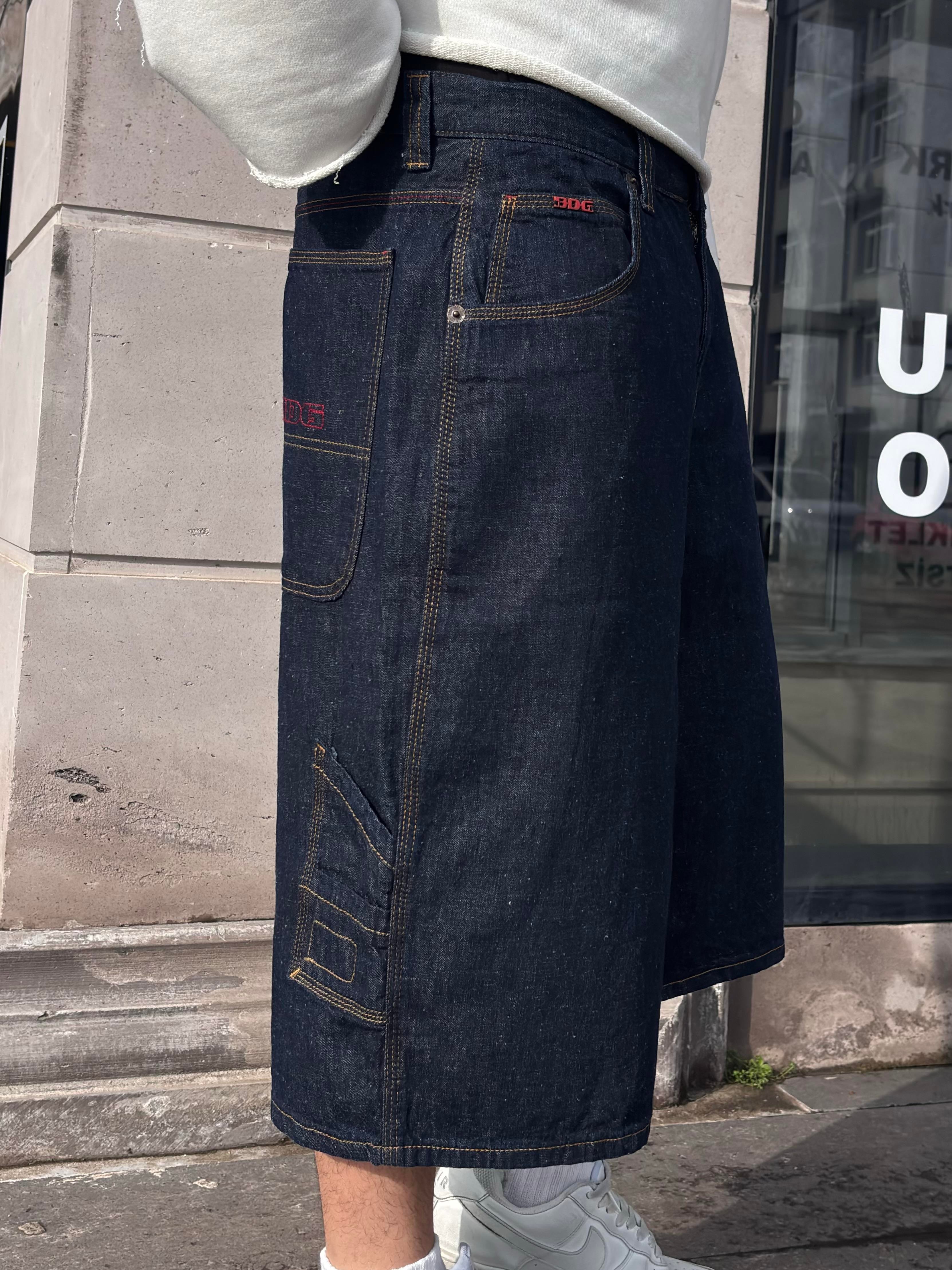 Premium Astrid Longline Dark Rinse Jorts