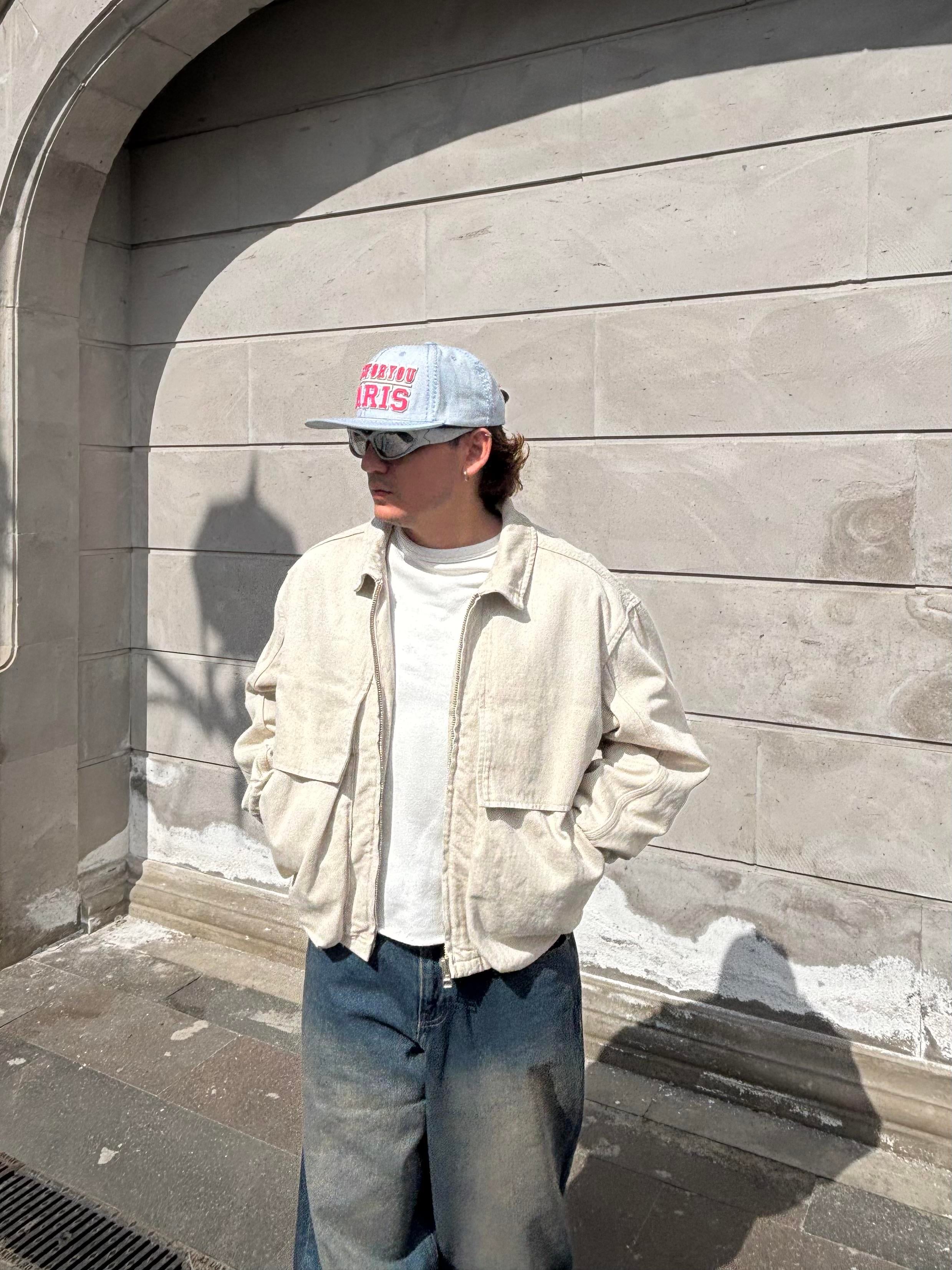 Premium Big Pocket Bomber Denim Jacket