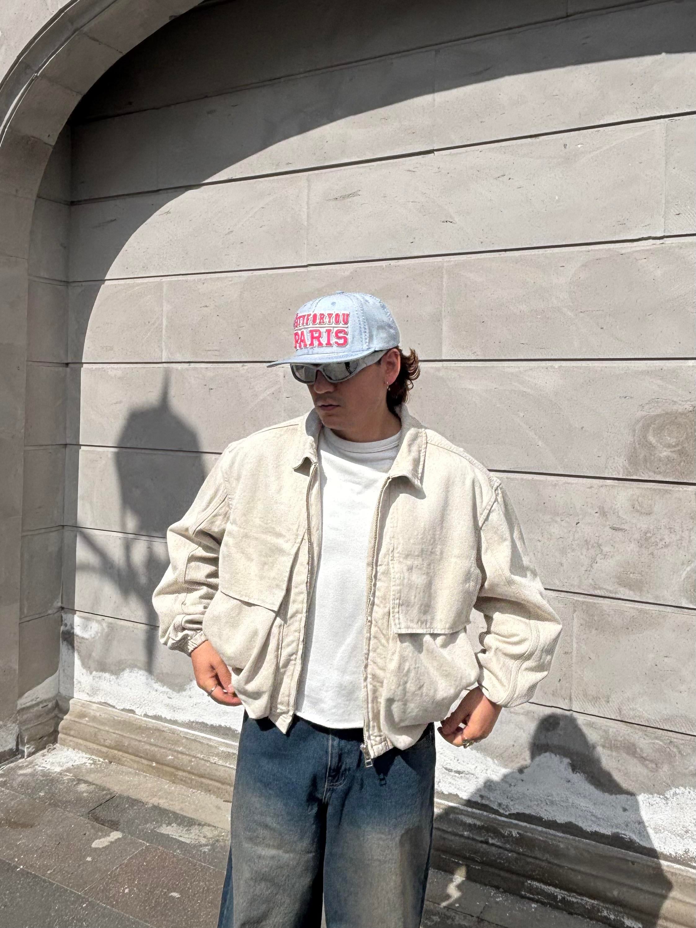 Premium Big Pocket Bomber Denim Jacket