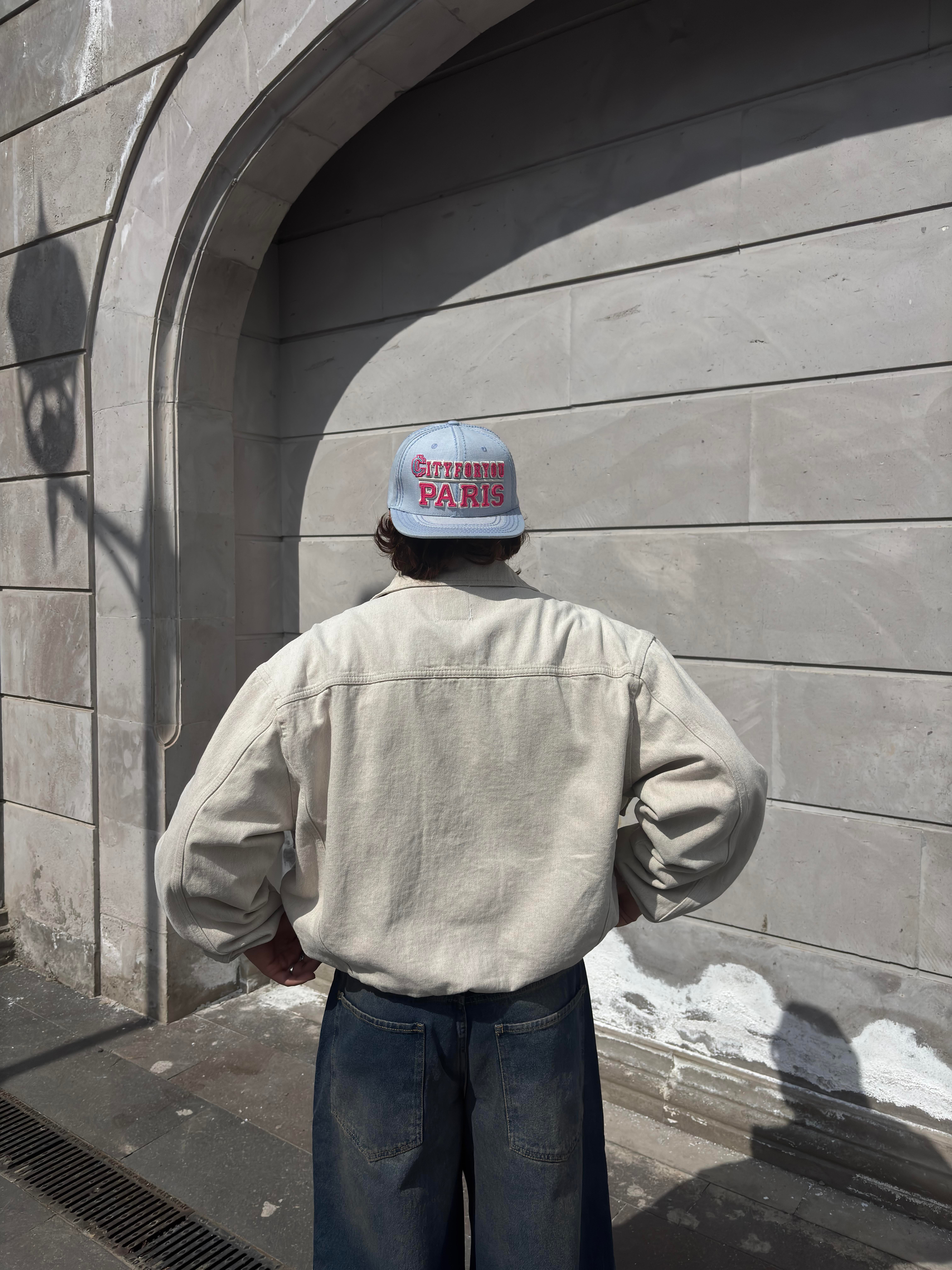 Premium Big Pocket Bomber Denim Jacket
