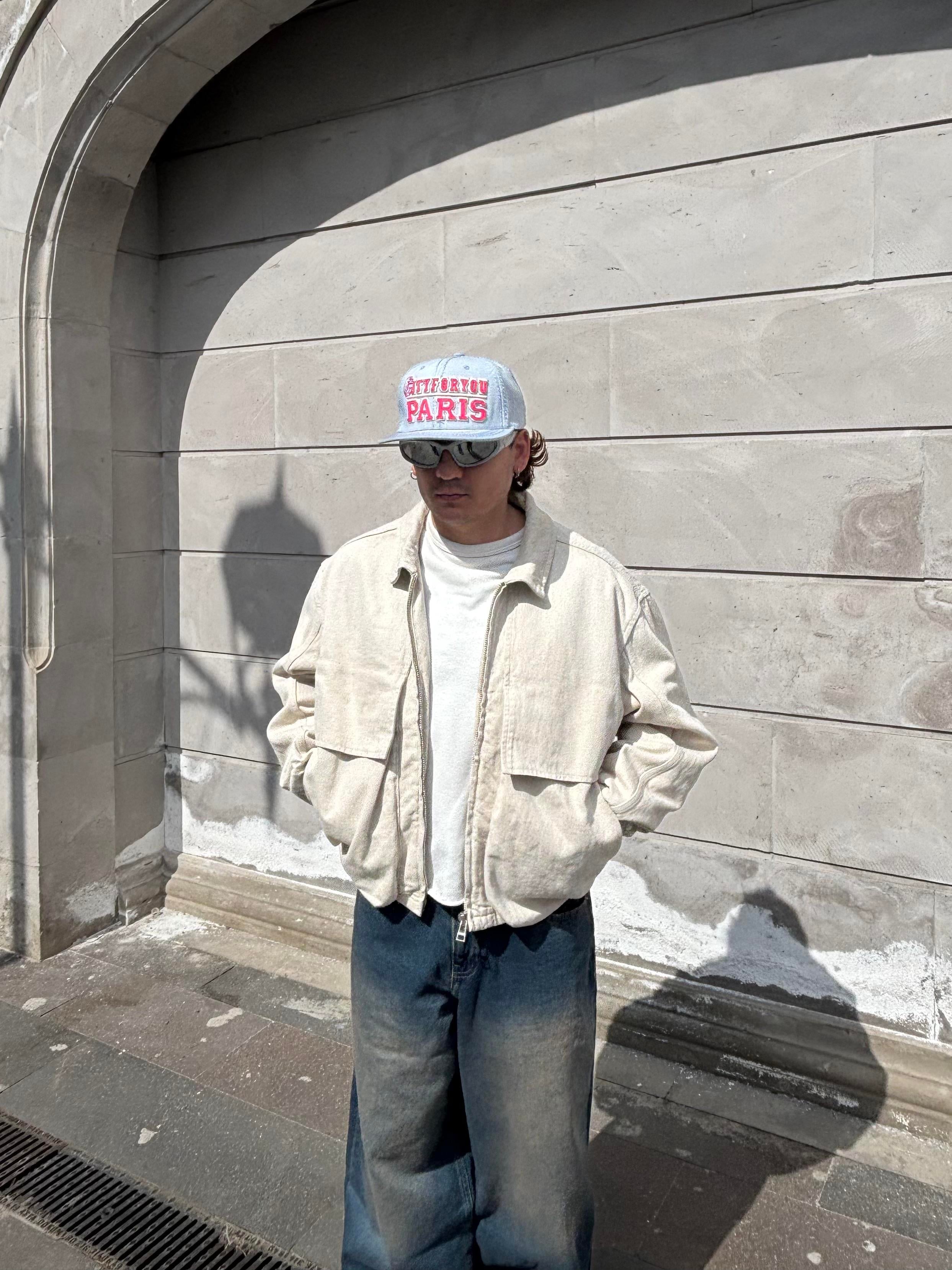 Premium Big Pocket Bomber Denim Jacket
