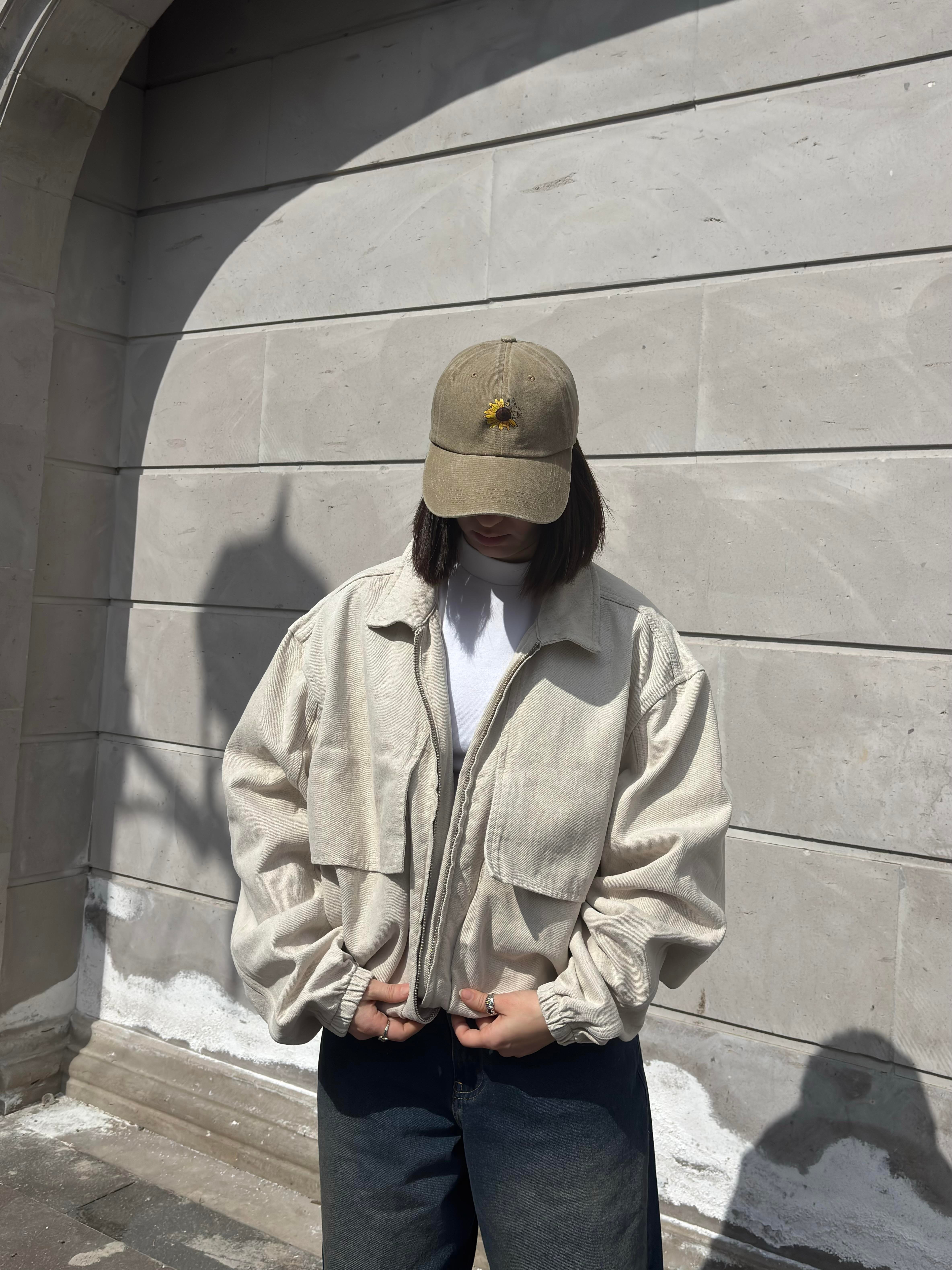 Premium Big Pocket Bomber Denim Jacket