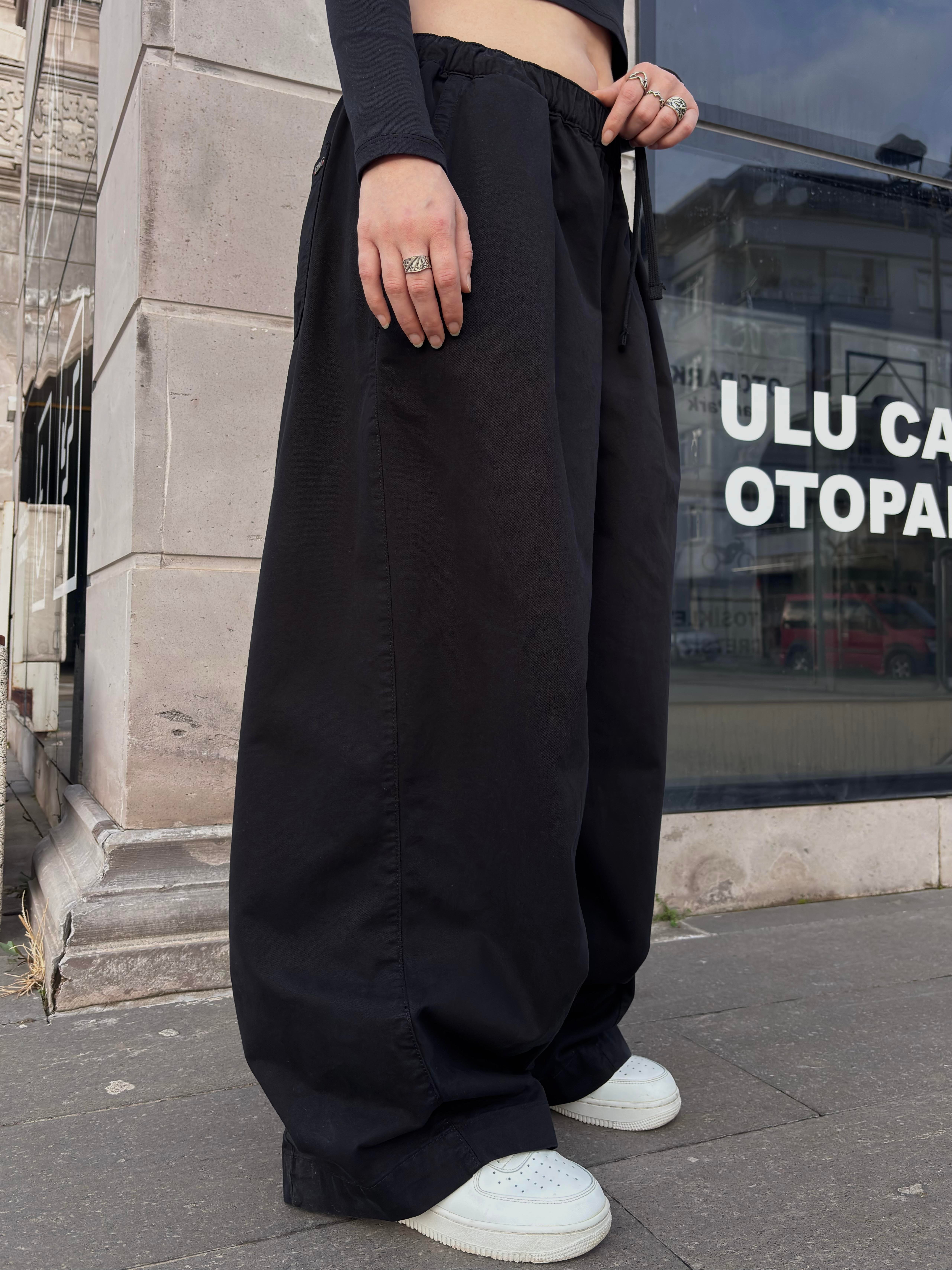 Premium Black Bobbi Baggy Ekstreme Pants