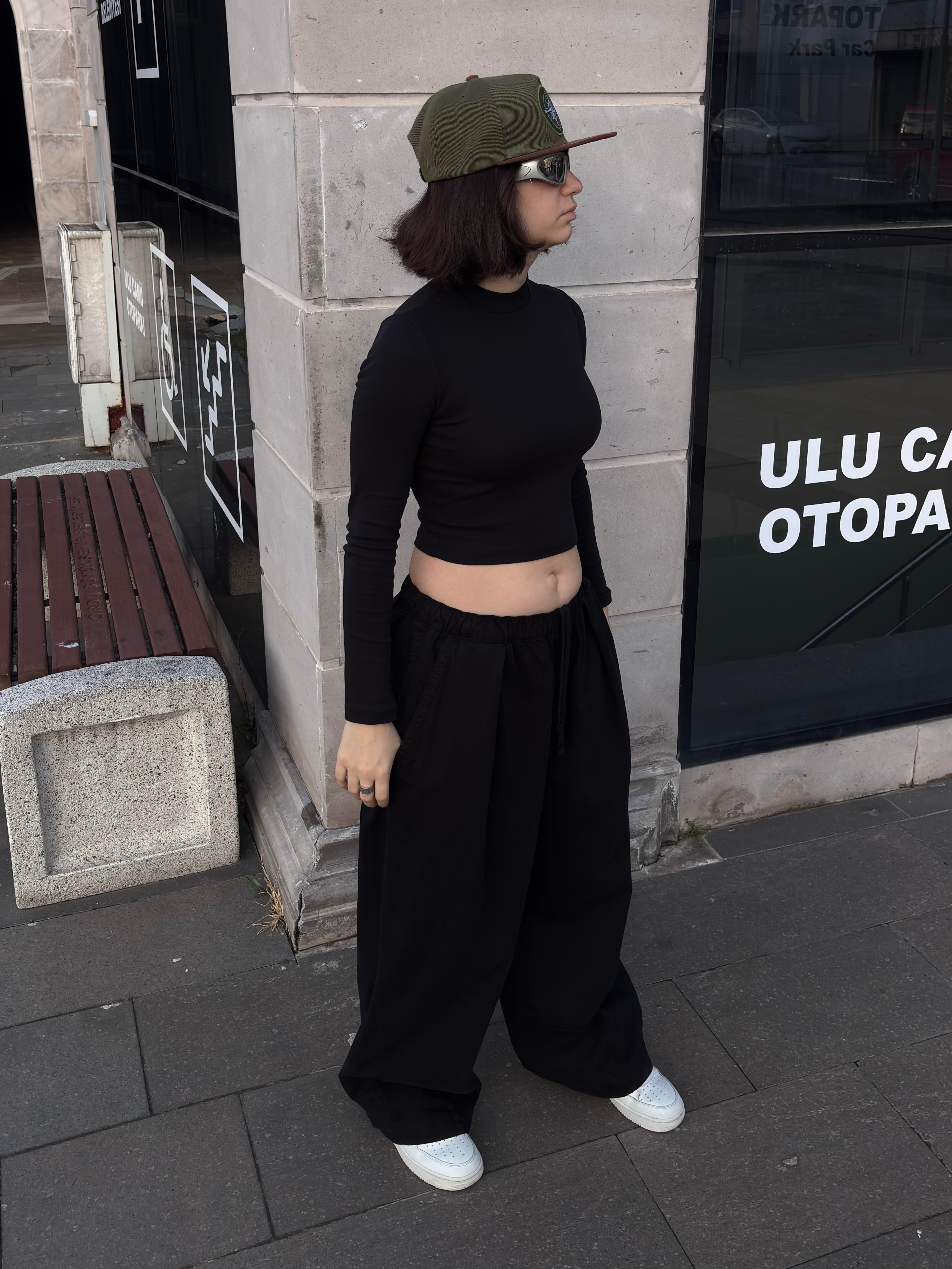 Premium Black Bobbi Baggy Ekstreme Pants