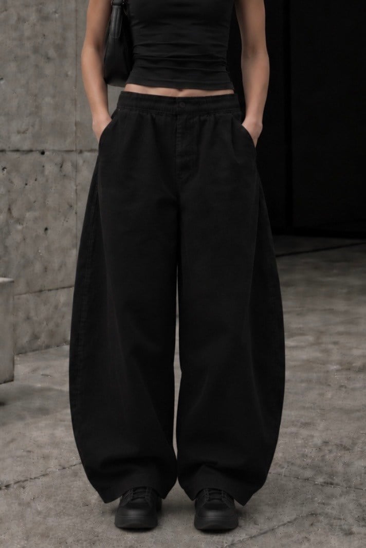 Premium Black Bobbi Baggy Ekstreme Pants