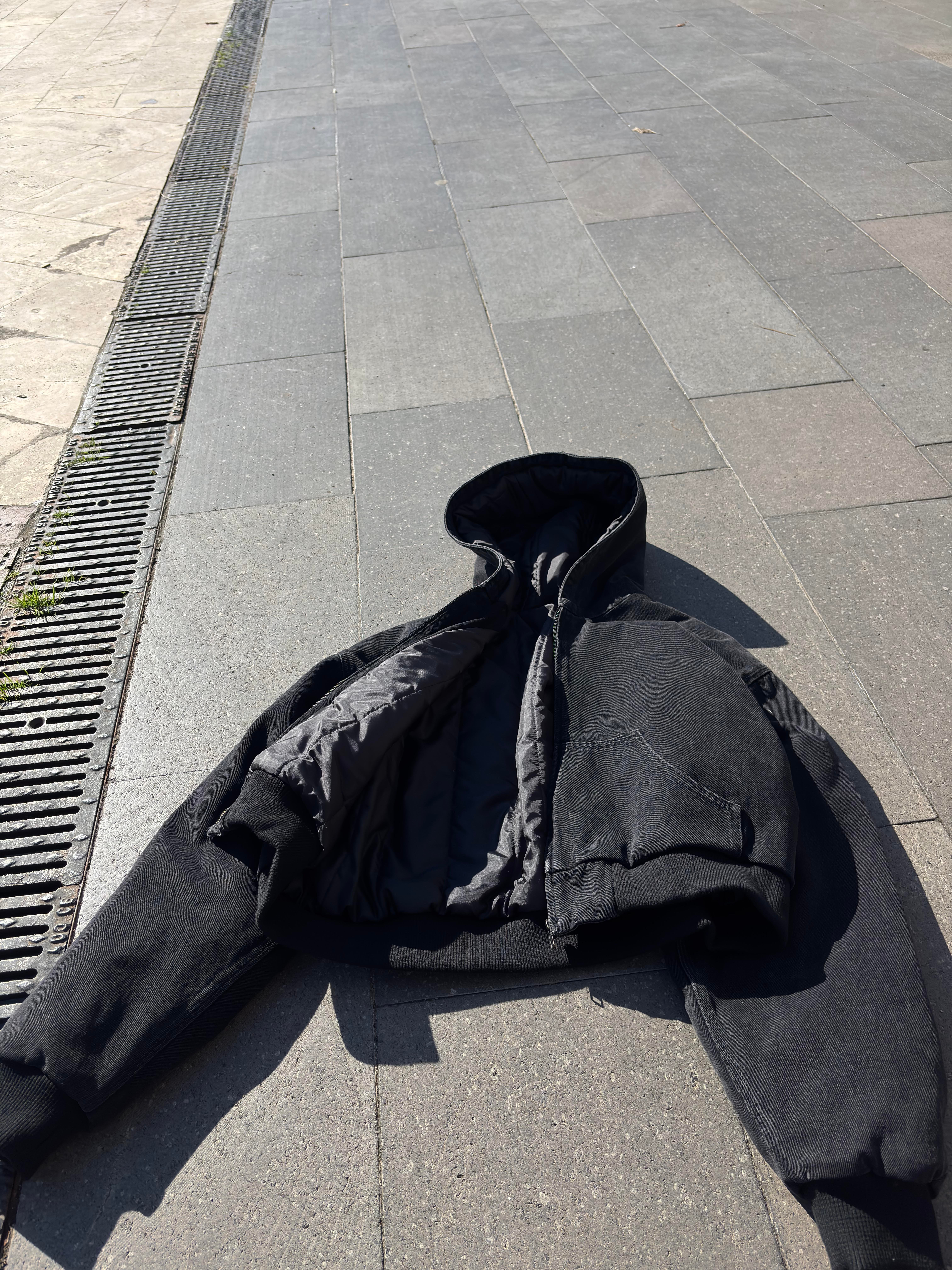 Premium Black Daria Giacca Canvas Jacket