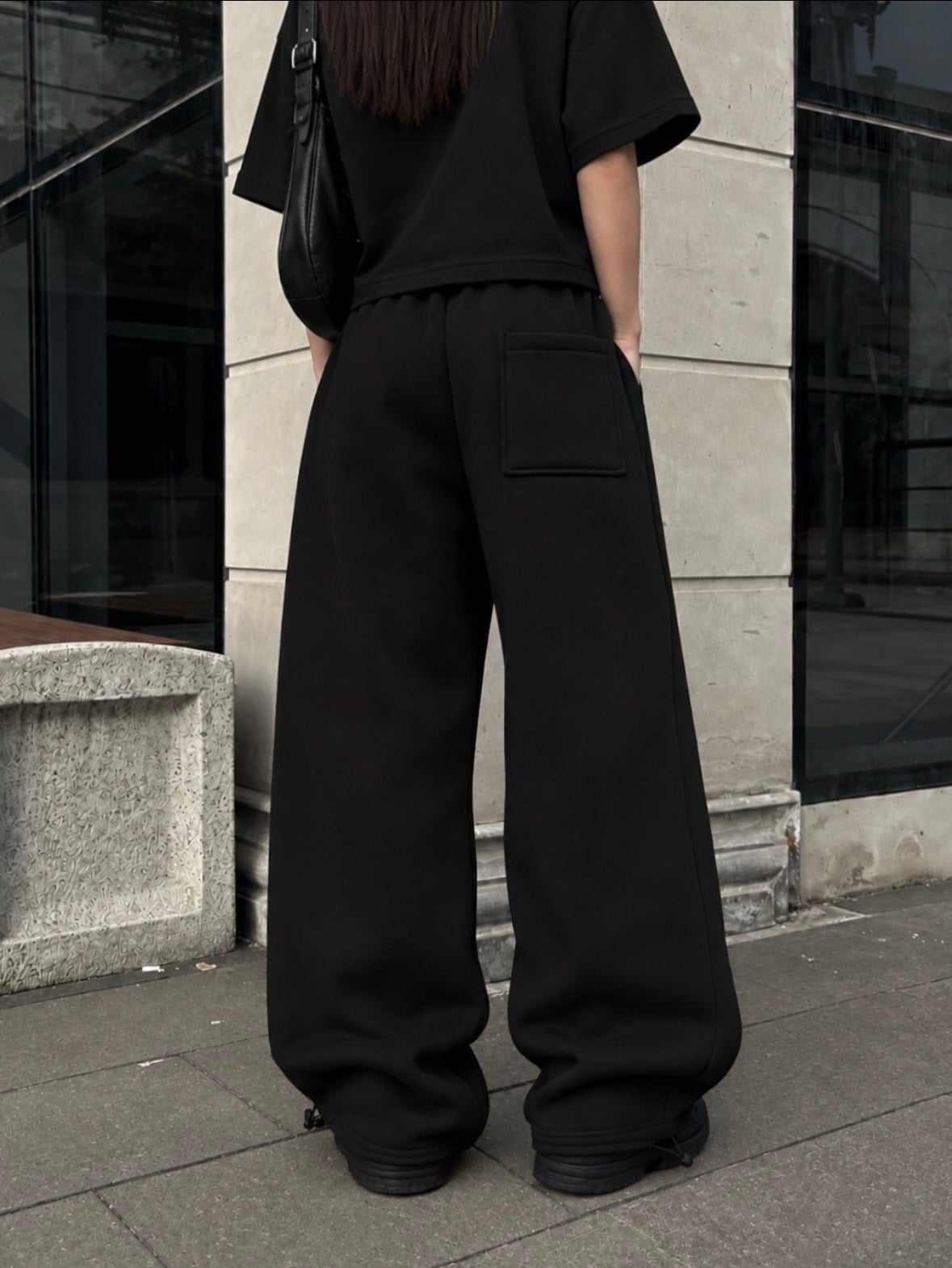 Premium Blackout Ayarlanabilir Baggy Eşofman Altı