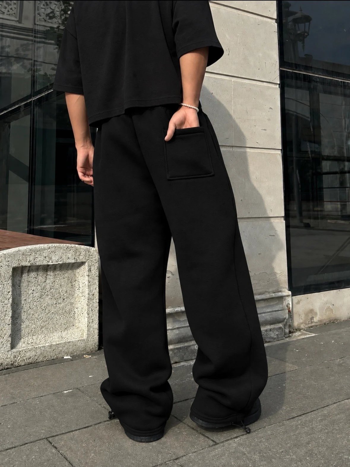 Premium Blackout Ayarlanabilir Baggy Eşofman Altı