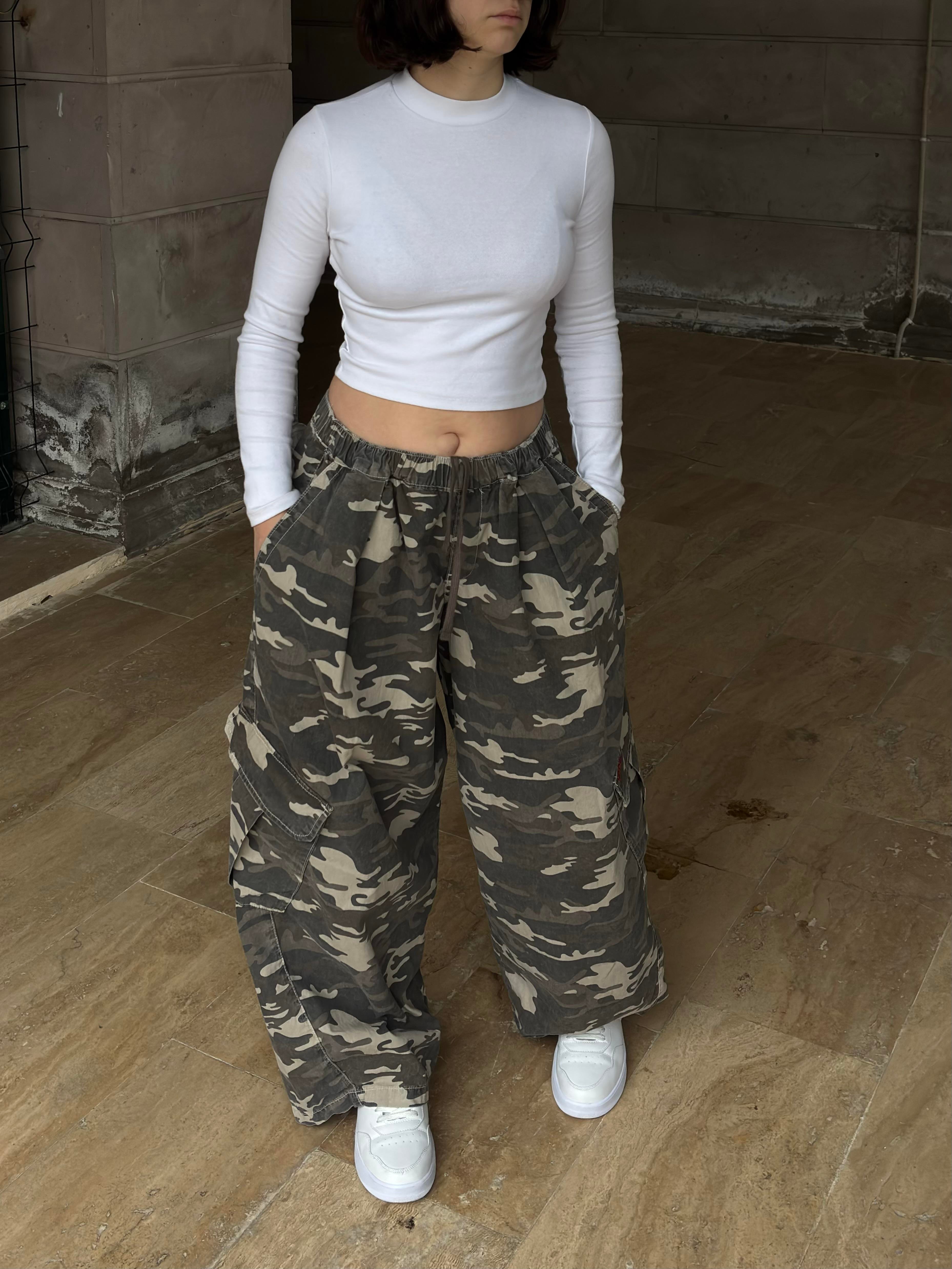 Premium Bobbi Pull-On Baggy Cargo Pants