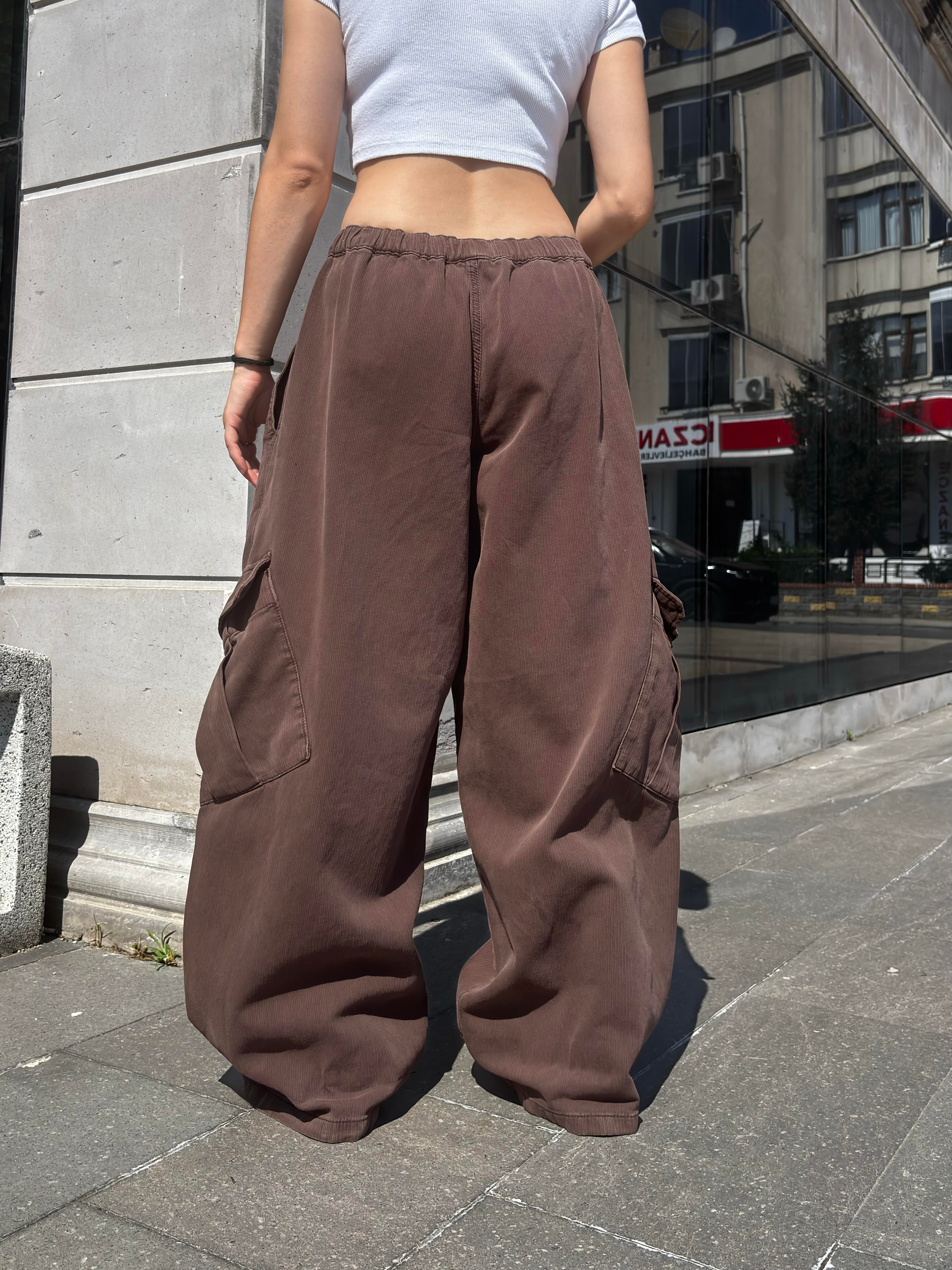 Premium Bobbi Textured Stripe Trousers Pants