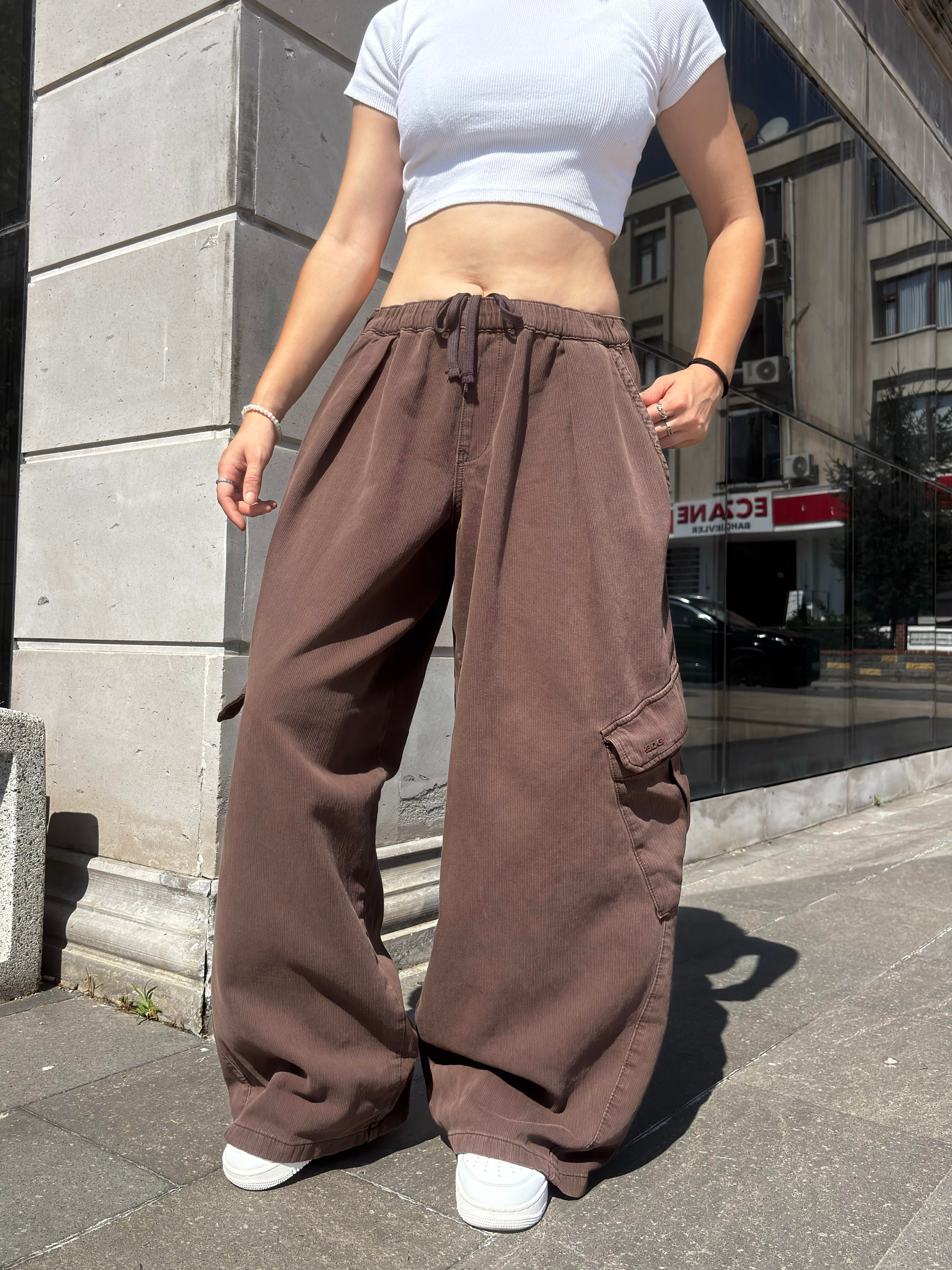 Premium Bobbi Textured Stripe Trousers Pants
