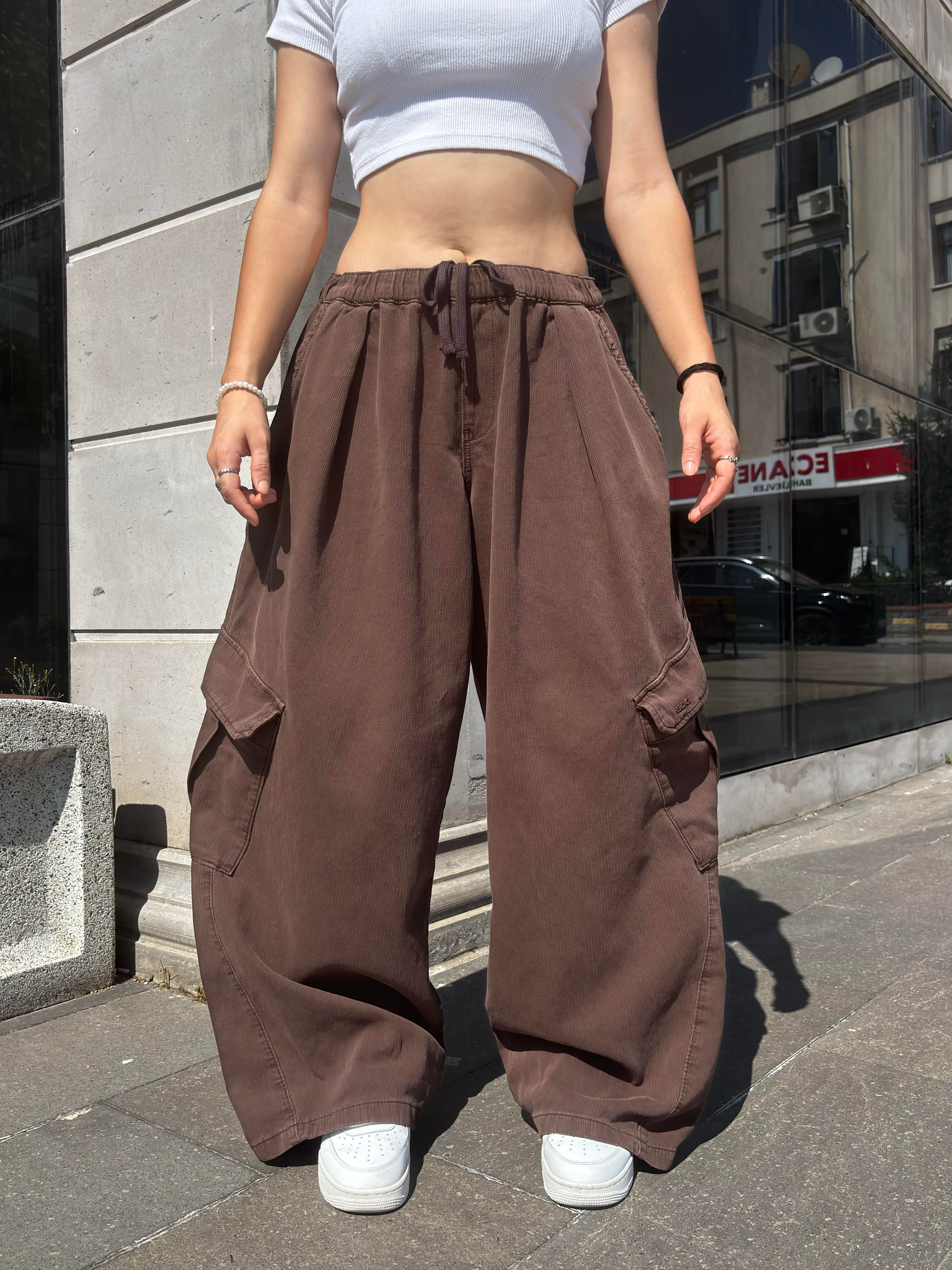 Premium Bobbi Textured Stripe Trousers Pants
