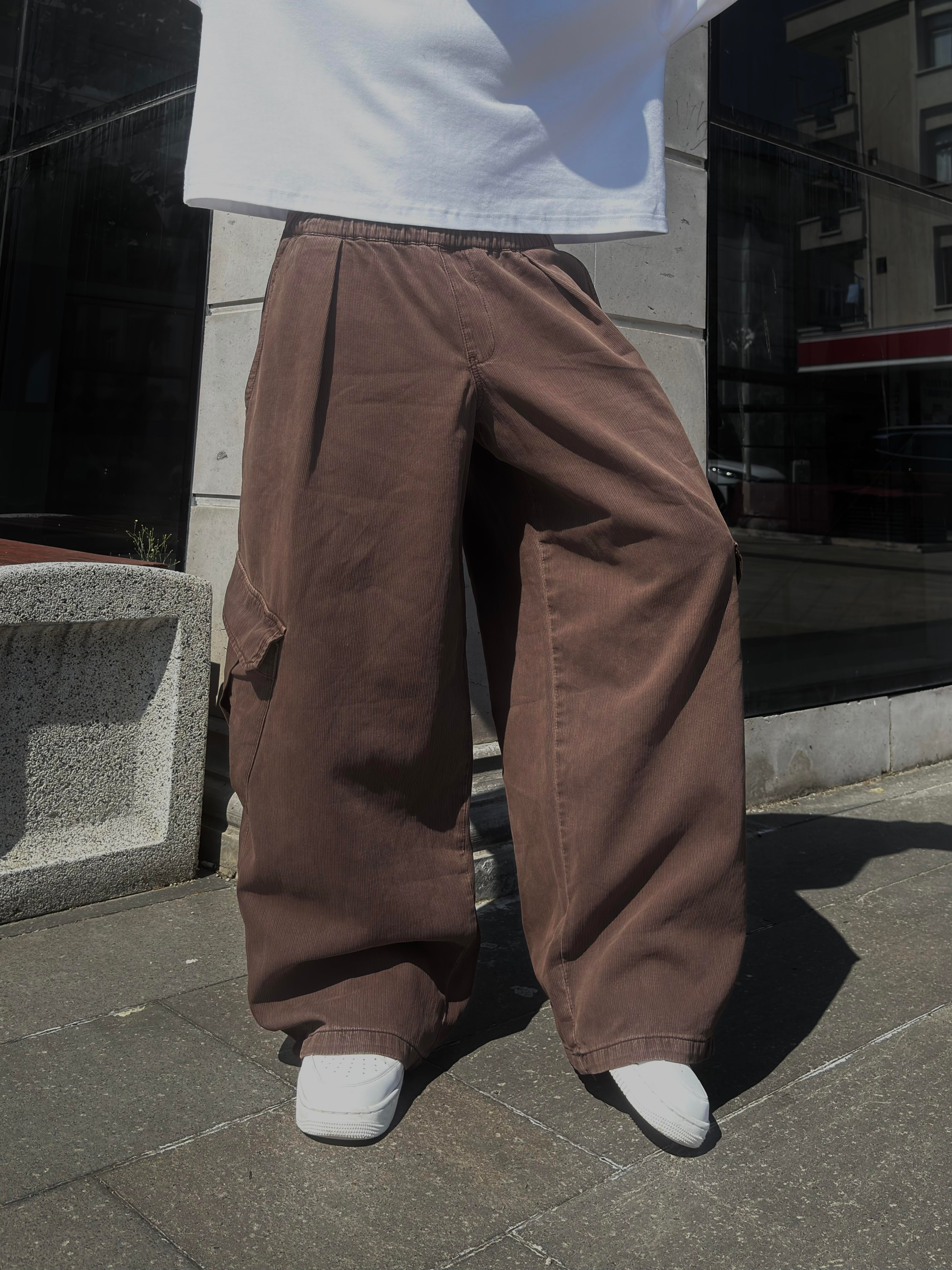 Premium Bobbi Textured Stripe Trousers Pants