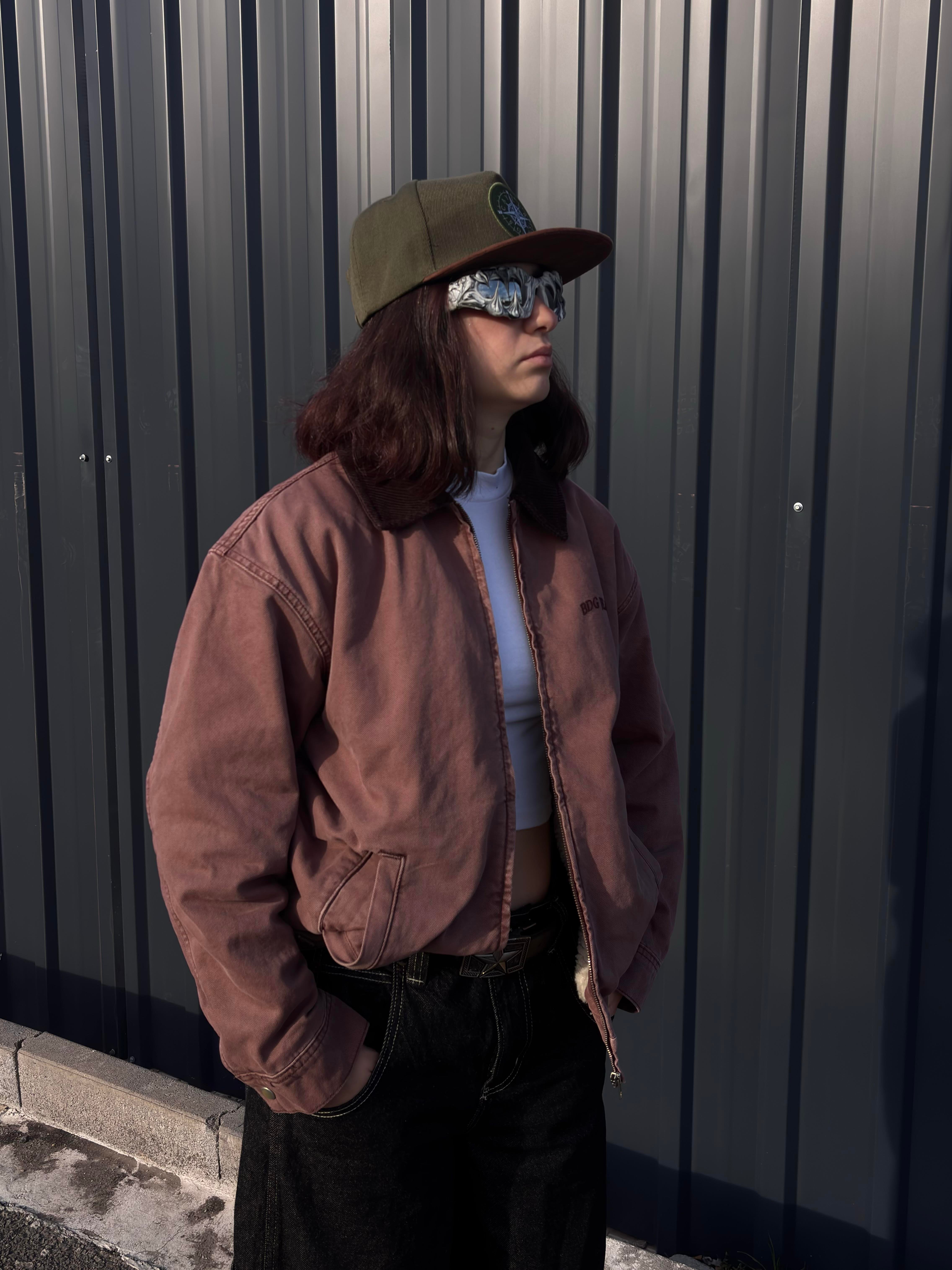 Premium Borg Kanvas Worker Jacket