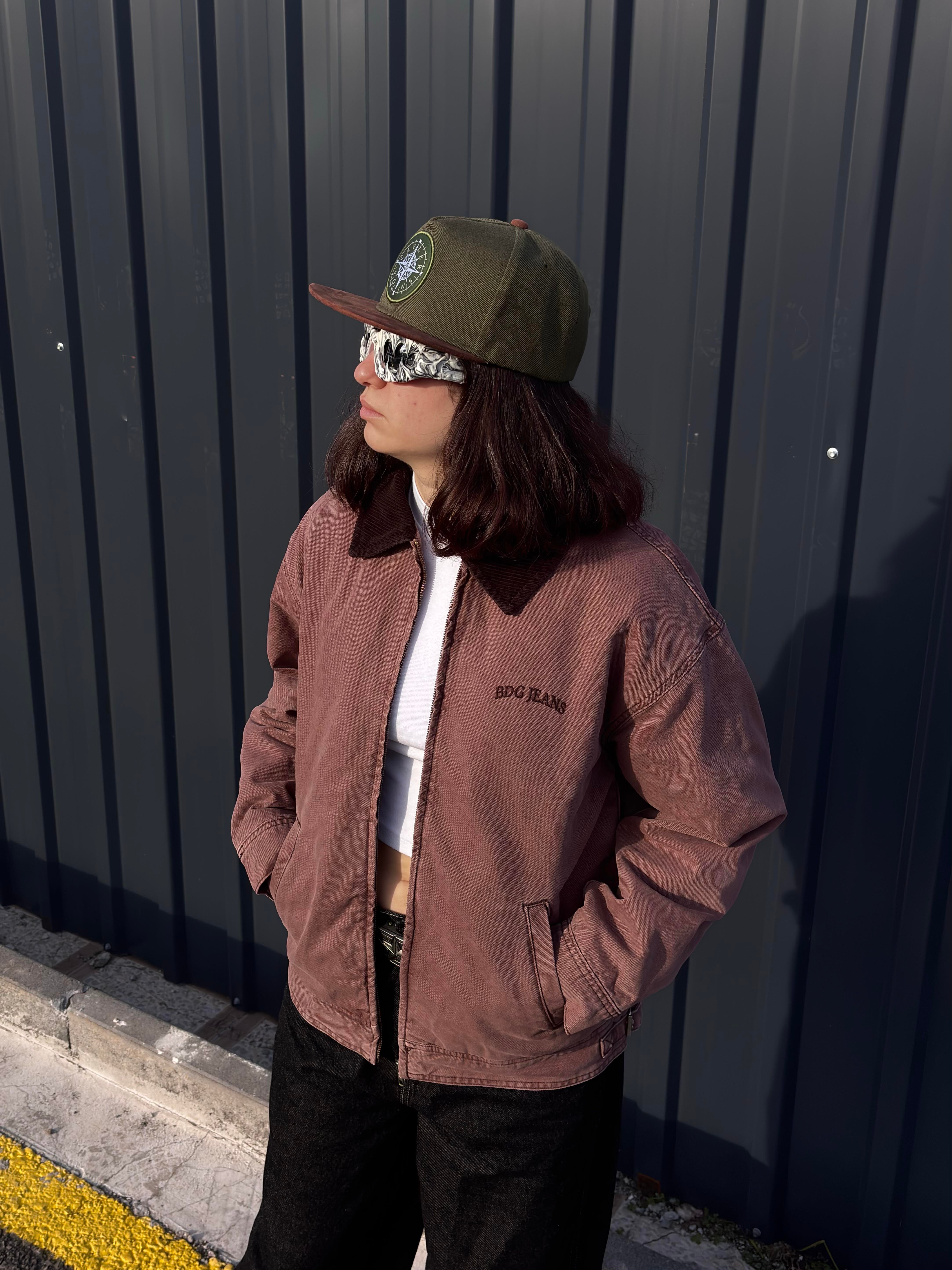 Premium Borg Kanvas Worker Jacket