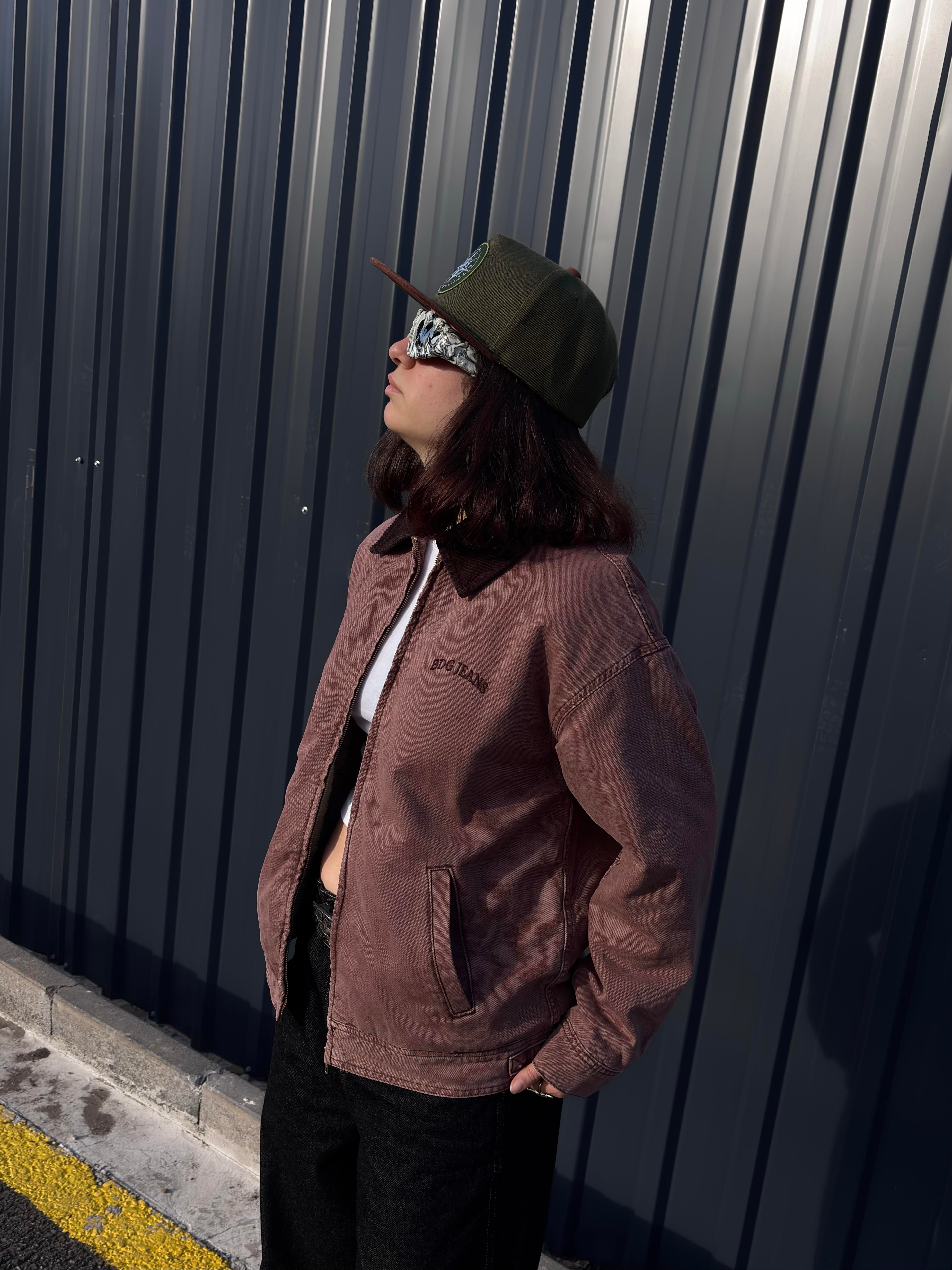 Premium Borg Kanvas Worker Jacket