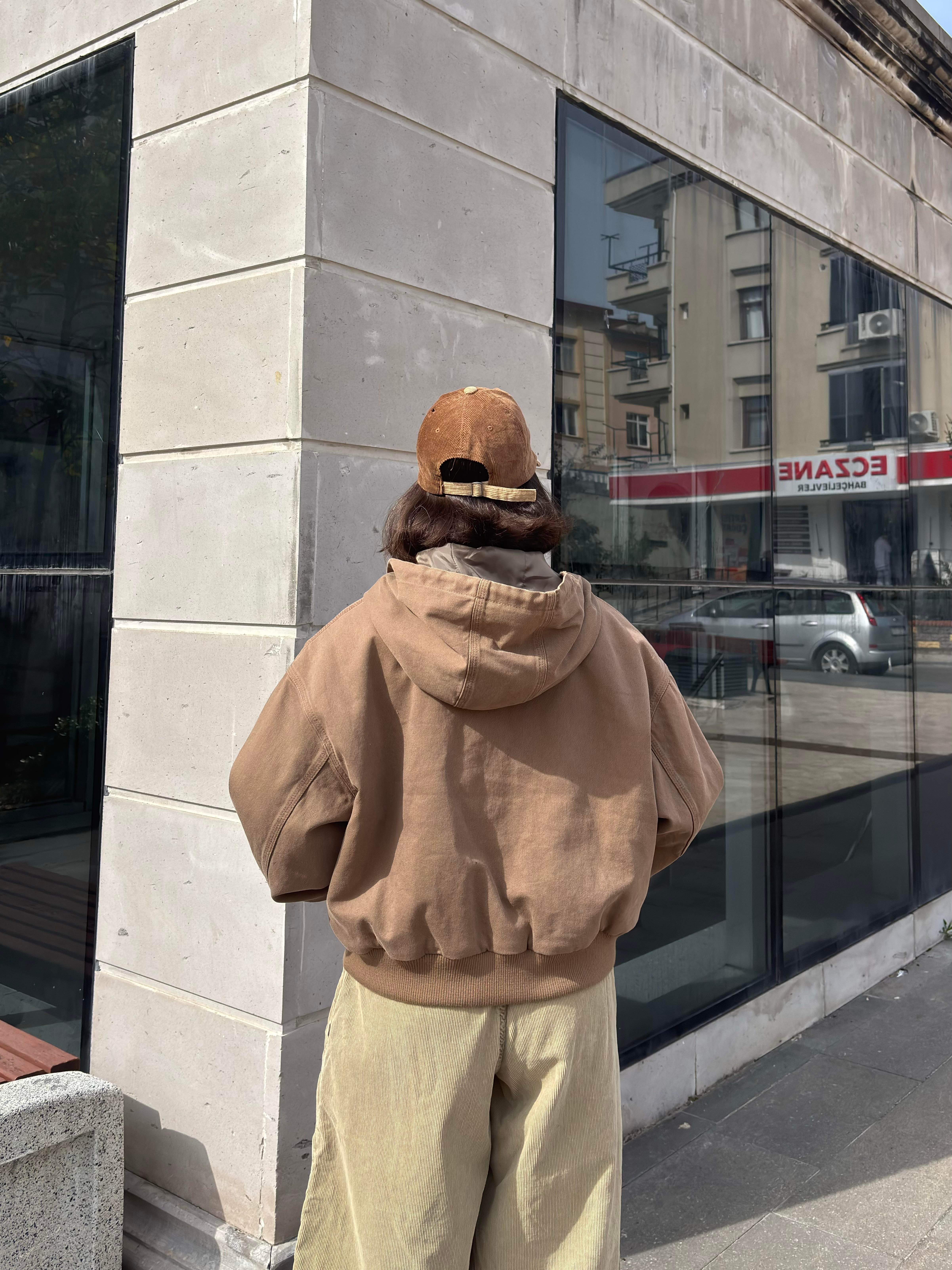 Premium Brown Daria Giacca Canvas Jacket