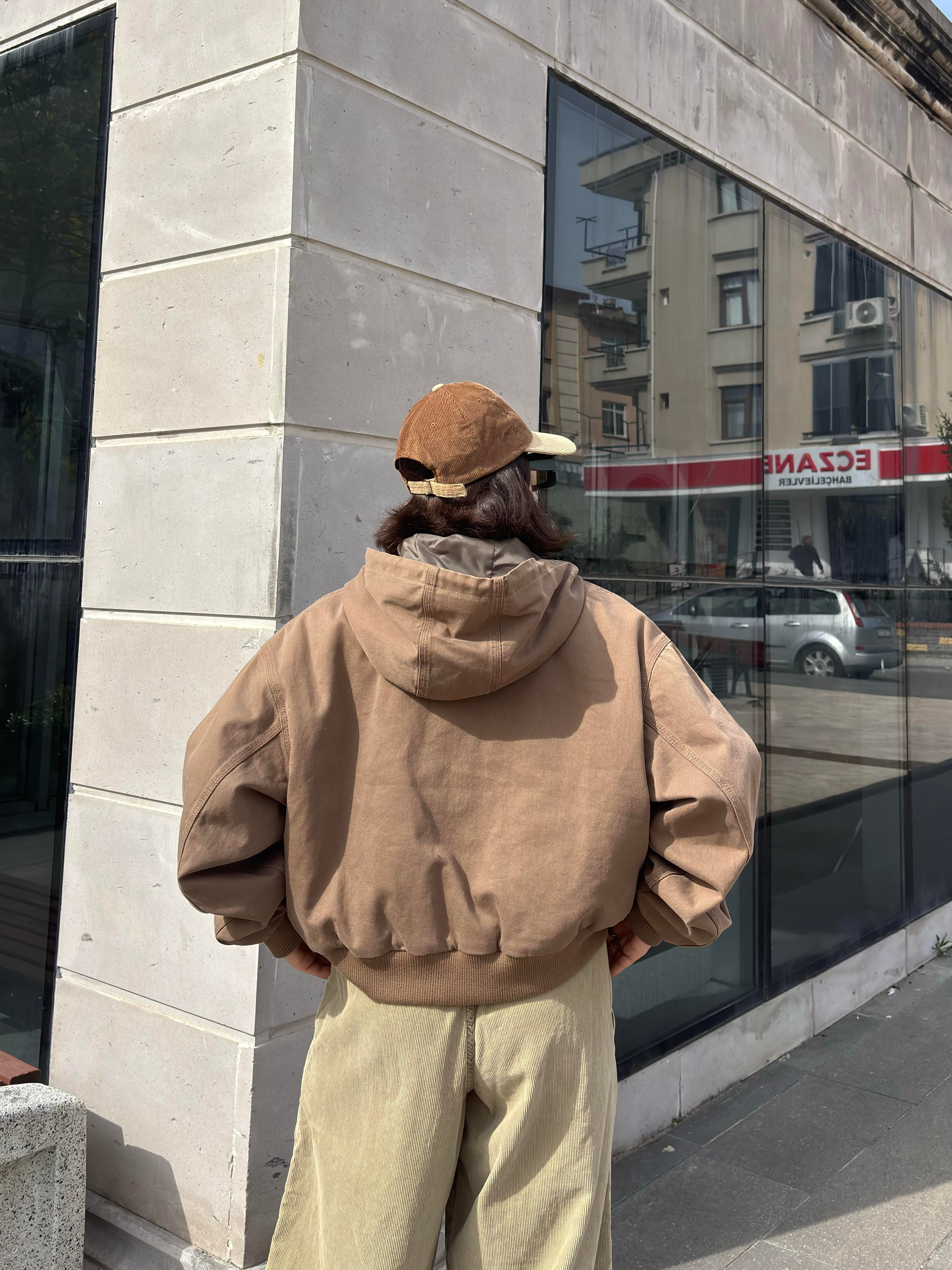 Premium Brown Daria Giacca Canvas Jacket