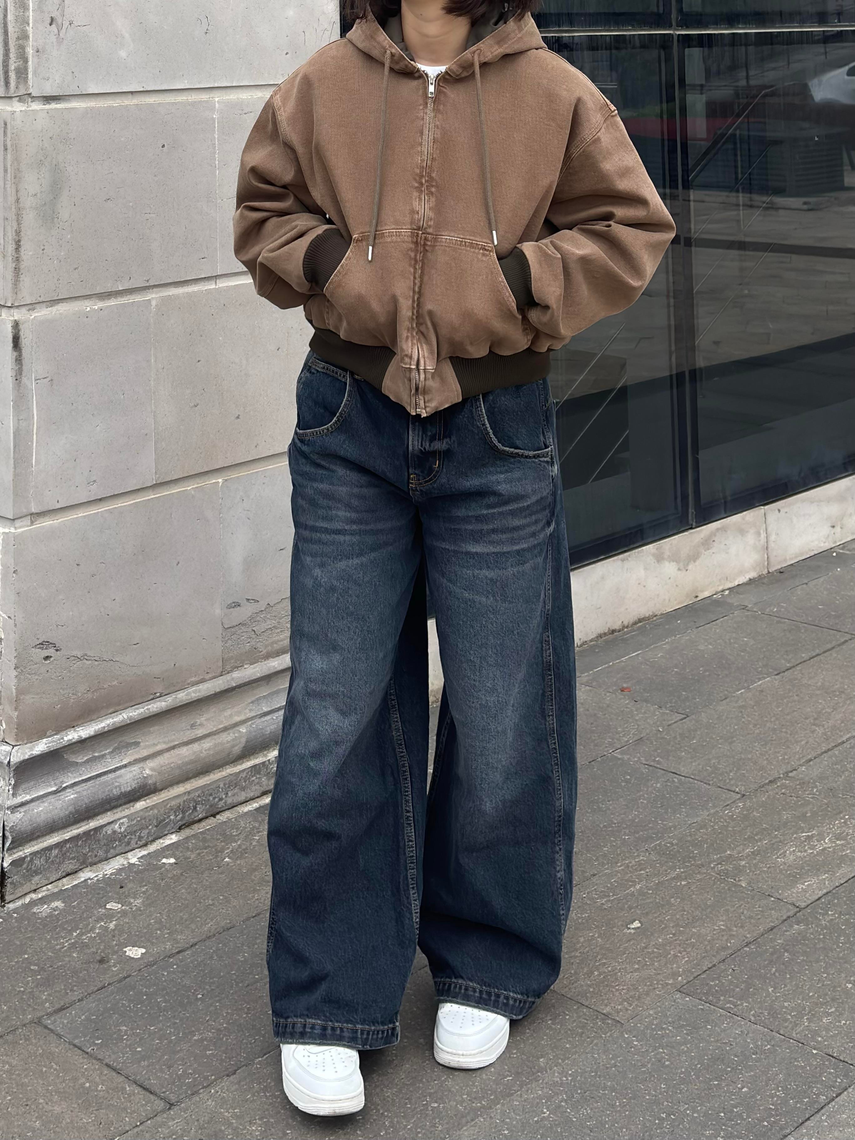Premium Brown Daria Giacca Canvas Jacket2