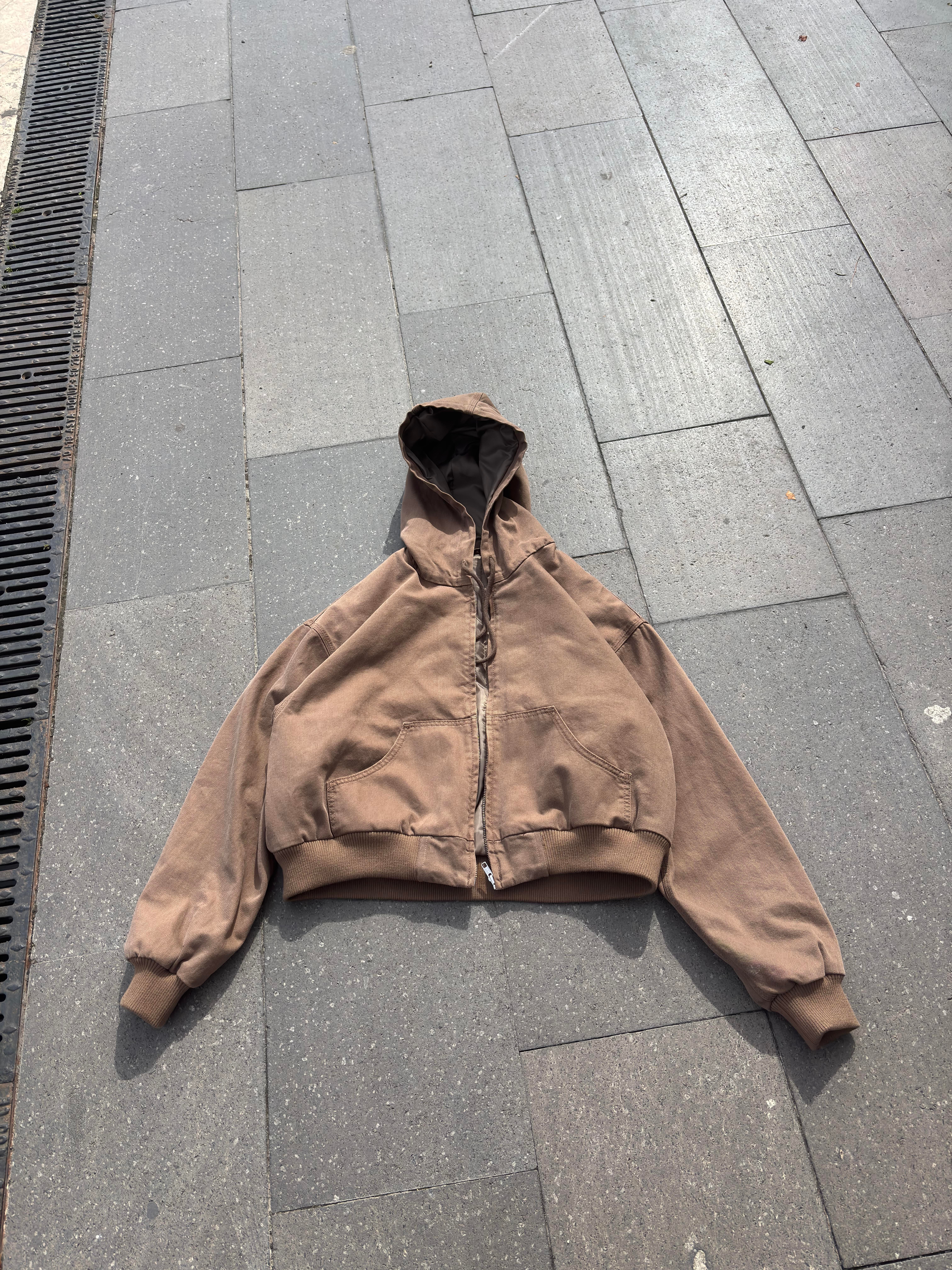 Premium Brown Daria Giacca Canvas Jacket