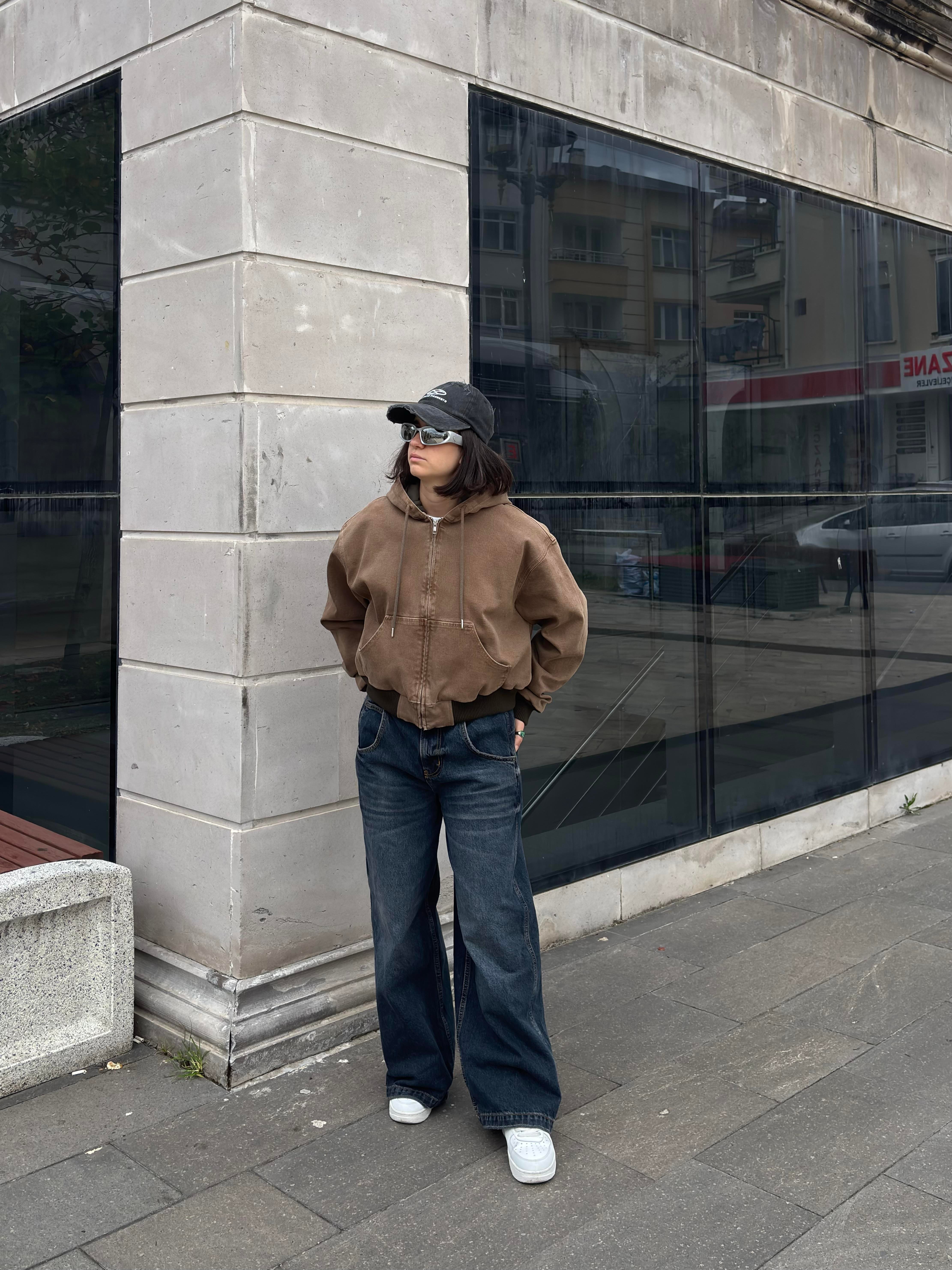 Premium Brown Daria Giacca Canvas Jacket2