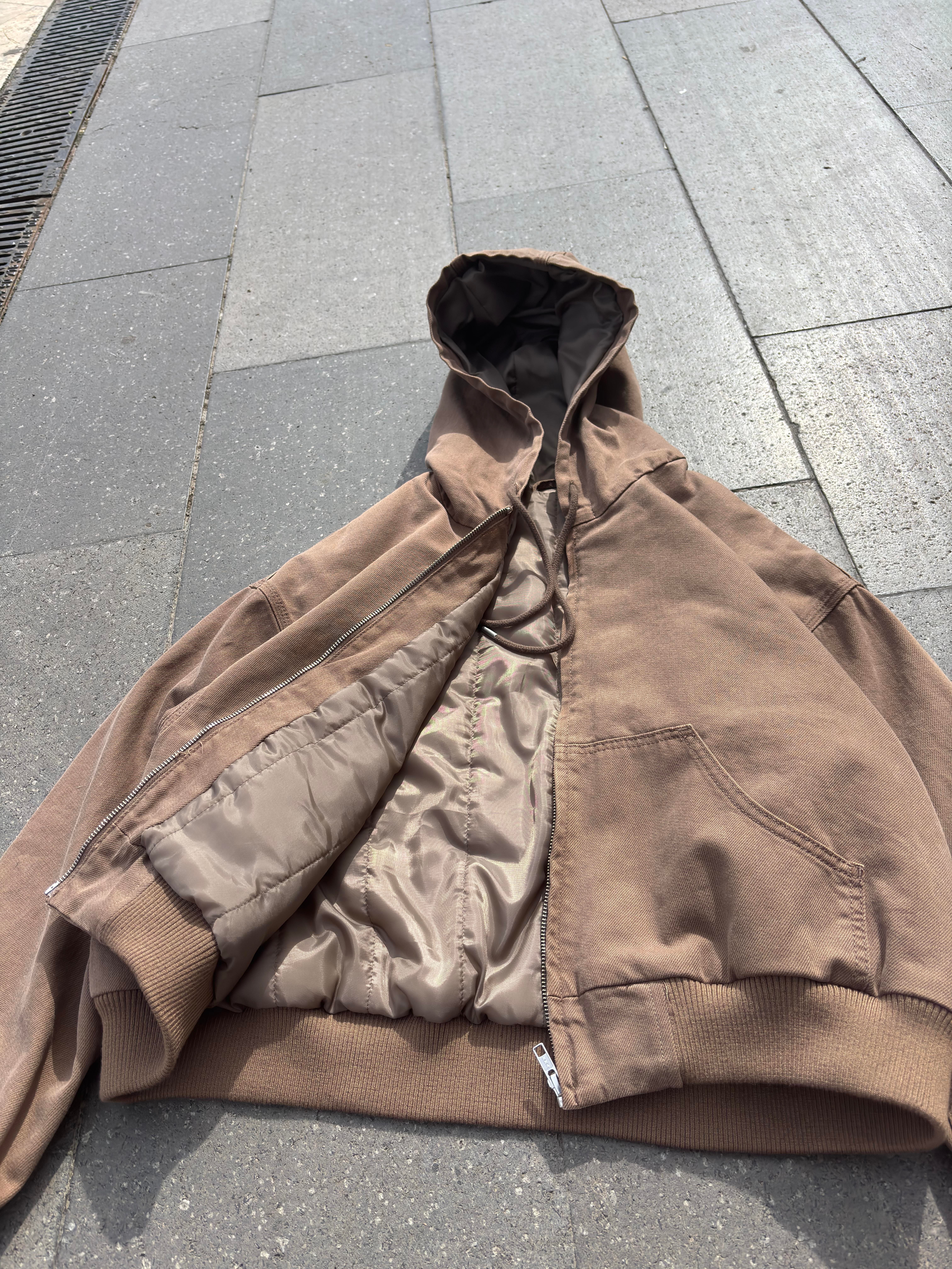 Premium Brown Daria Giacca Canvas Jacket