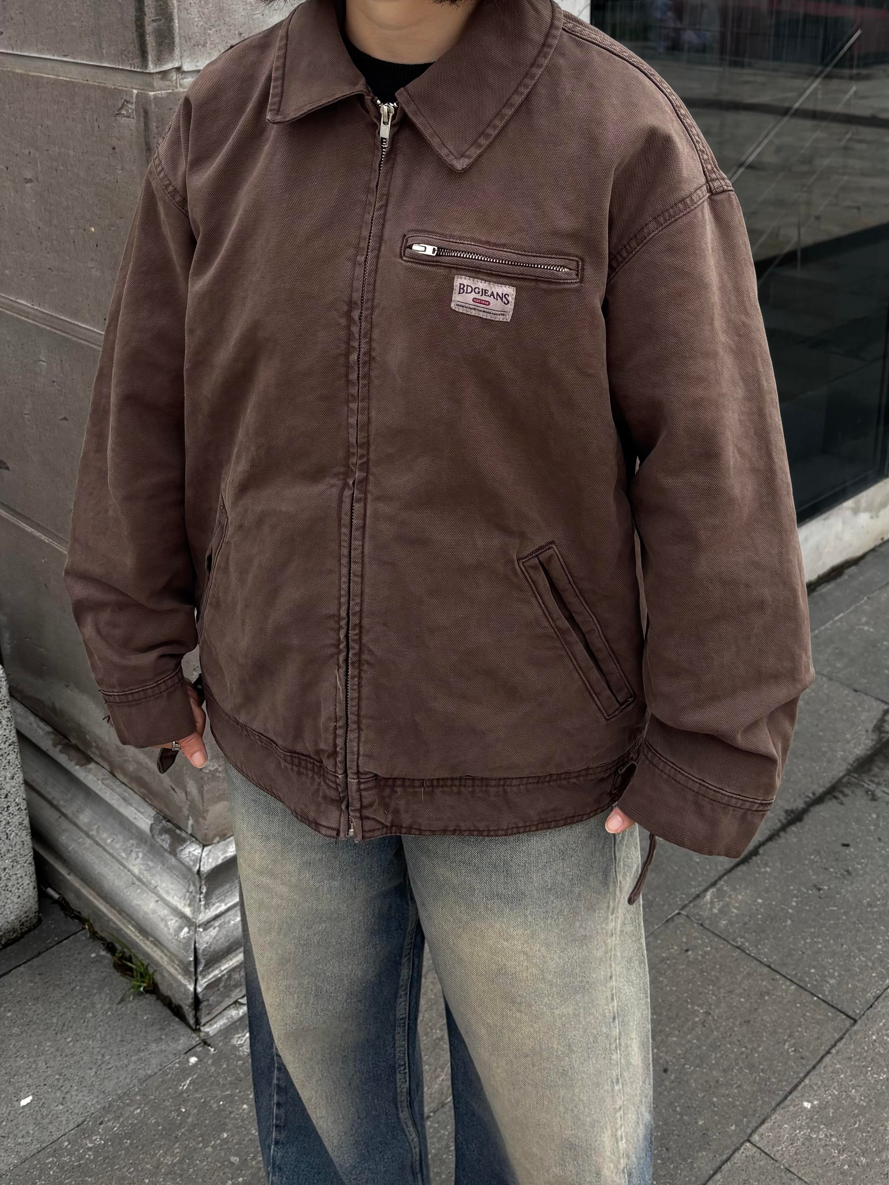 Premium Brown Dex Luca Workwear Jacket