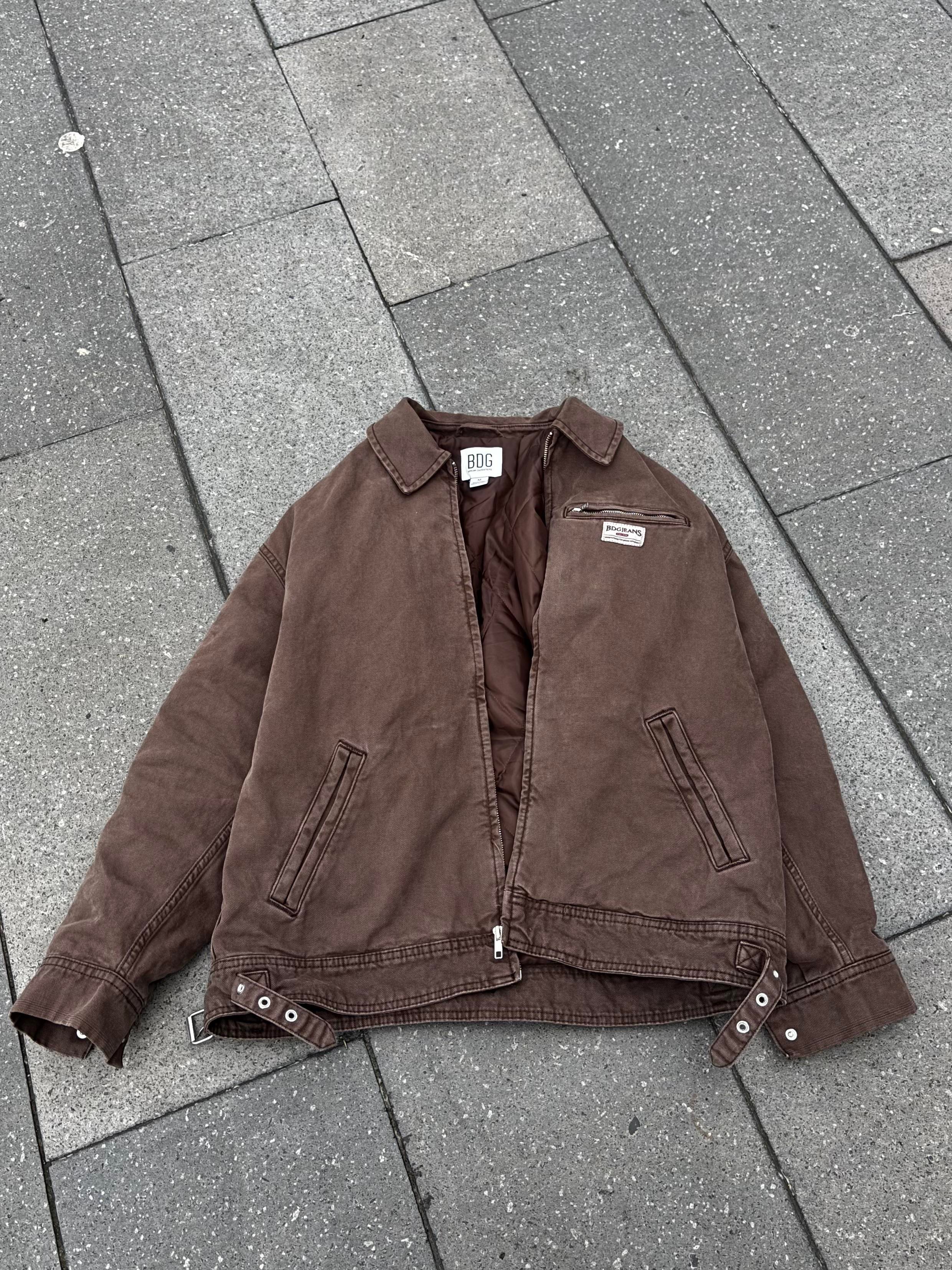 Premium Brown Dex Luca Workwear Jacket