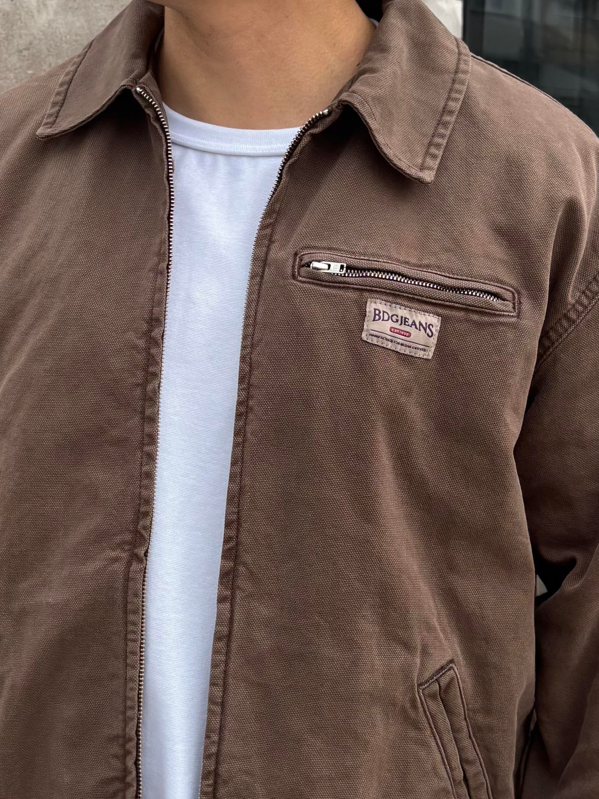 Premium Brown Dex Luca Workwear Jacket