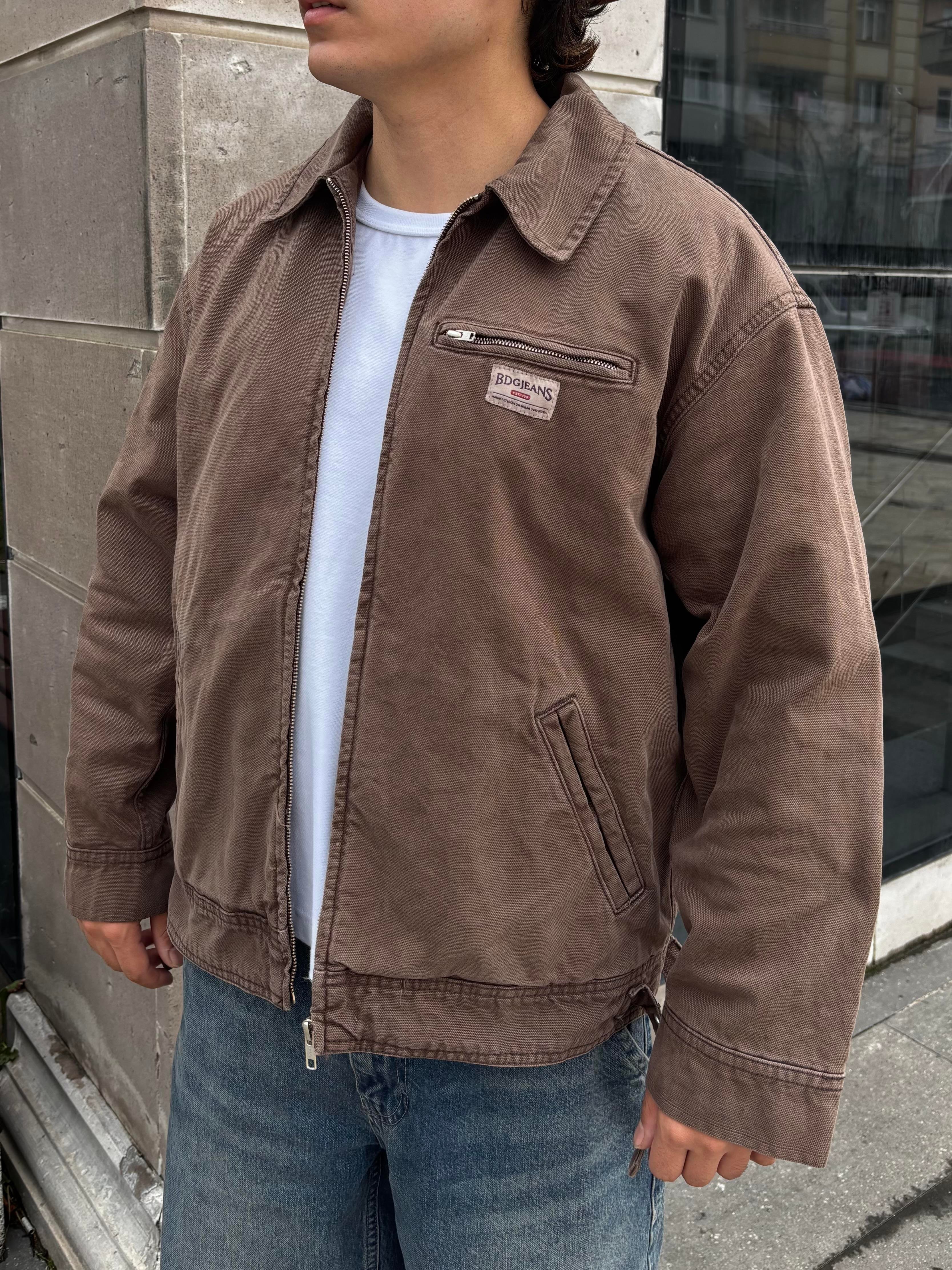 Premium Brown Dex Luca Workwear Jacket