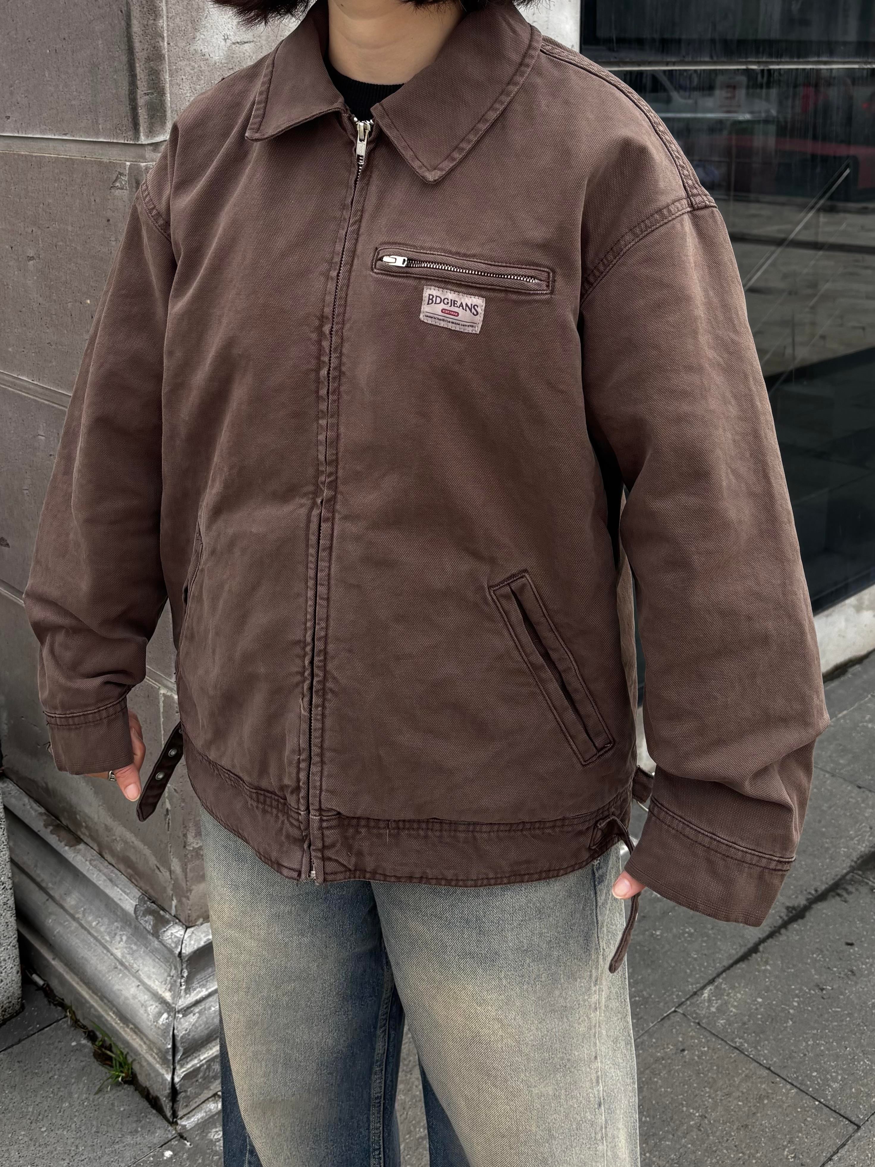 Premium Brown Dex Luca Workwear Jacket
