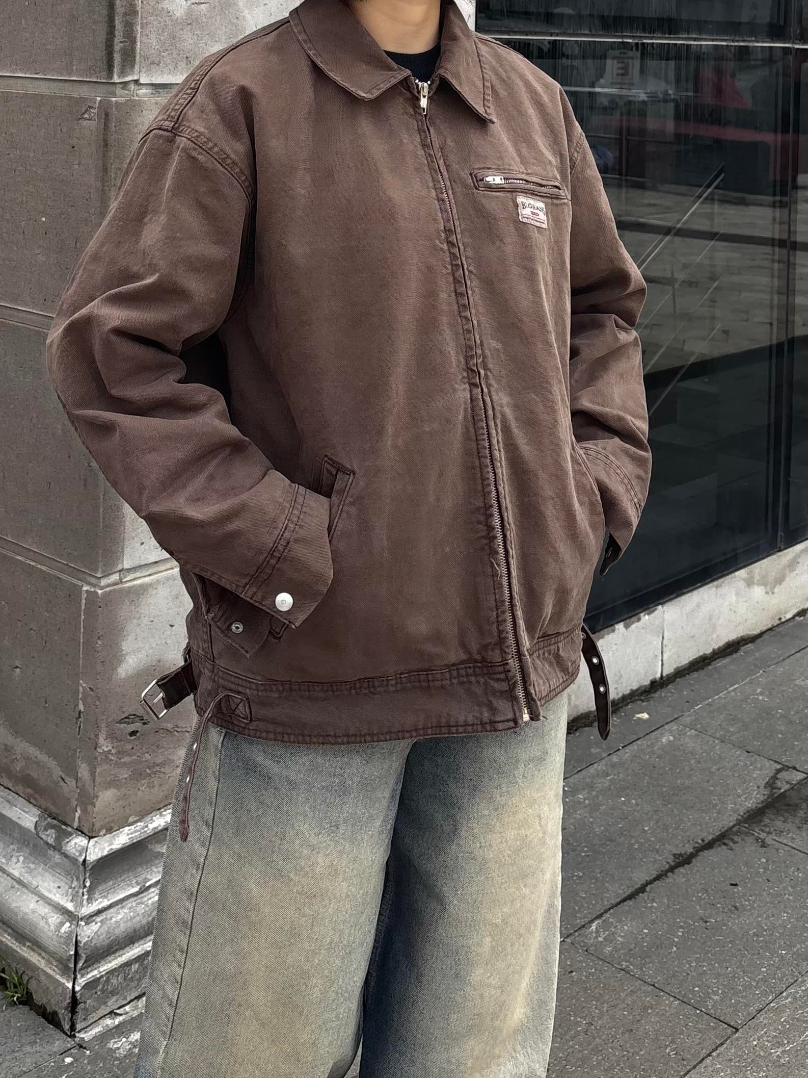 Premium Brown Dex Luca Workwear Jacket