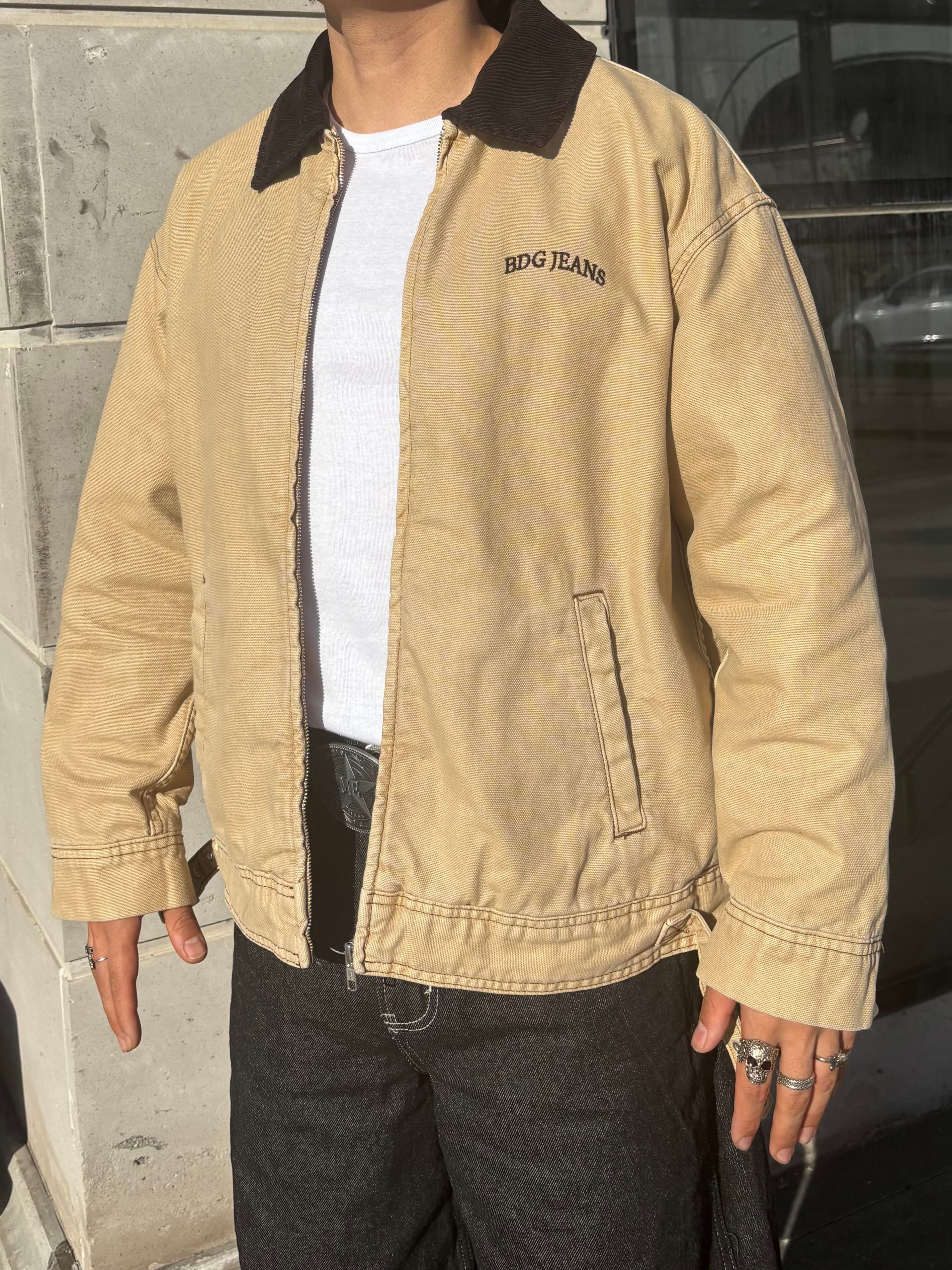 Premium Camel Dex Detroit Borg-Lined Workwear Jacket