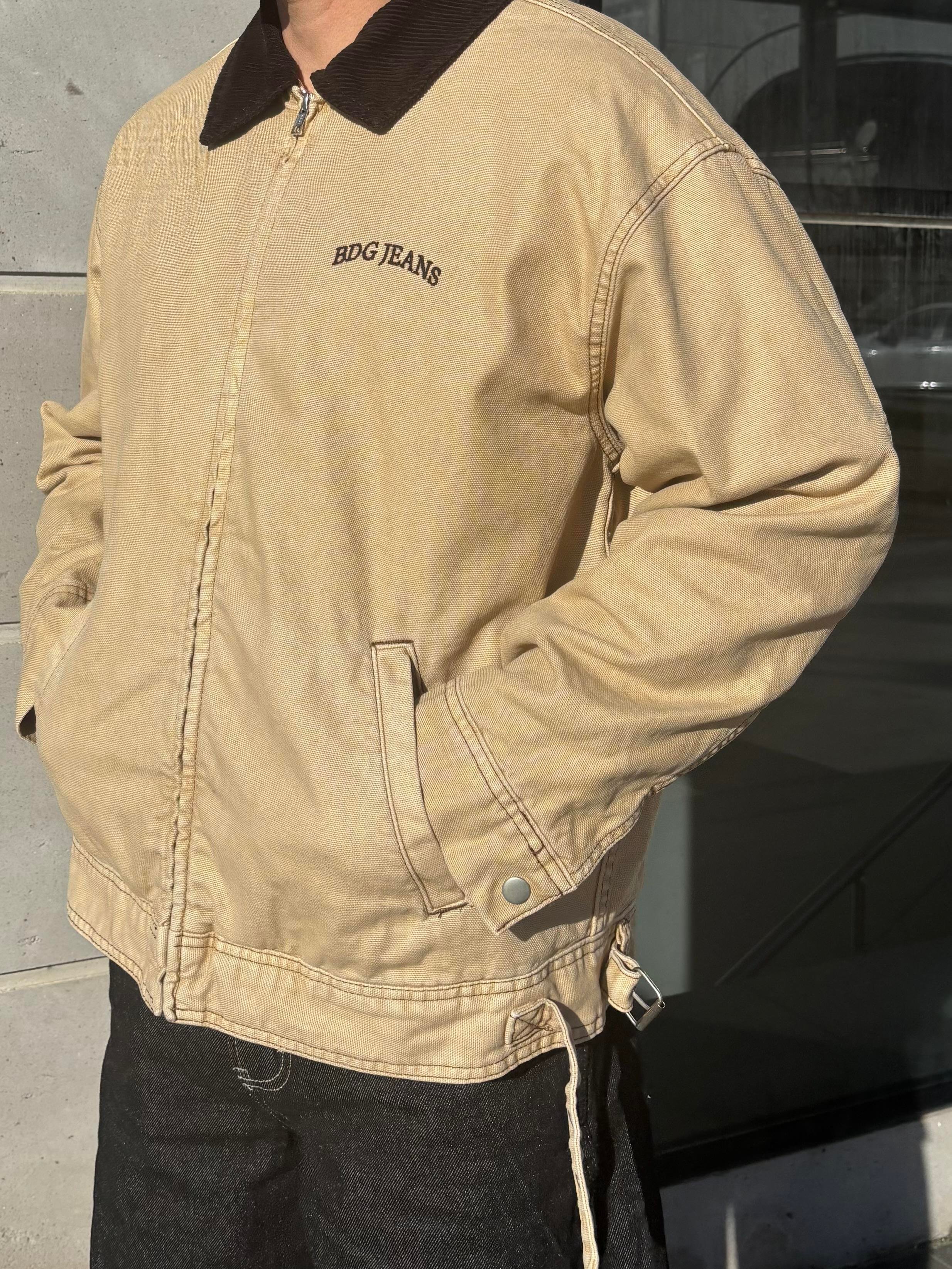 Premium Camel Dex Detroit Borg-Lined Workwear Jacket