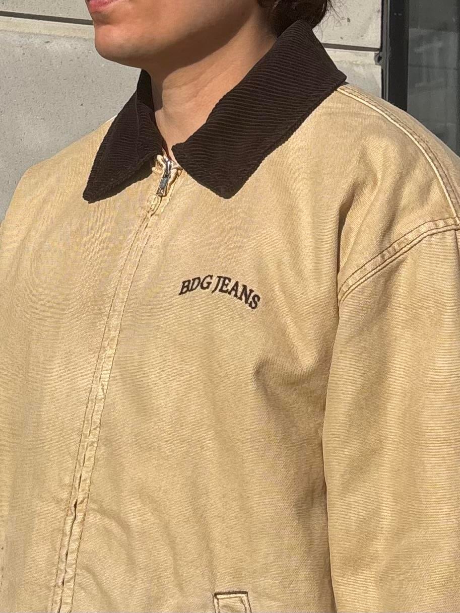 Premium Camel Dex Detroit Borg-Lined Workwear Jacket