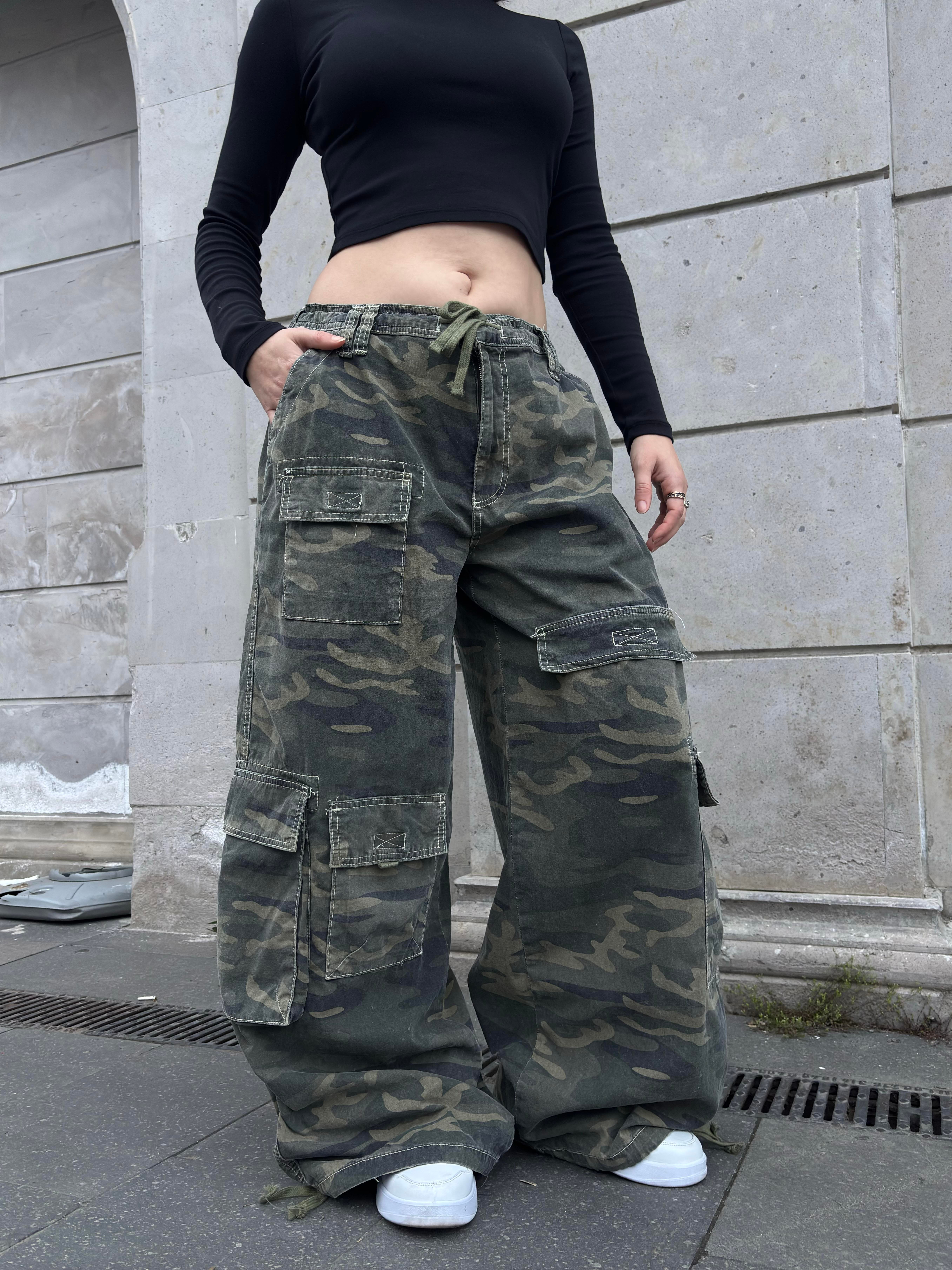 Premium Camouflage Multi Pocket Ultra Baggy Cargo Pants