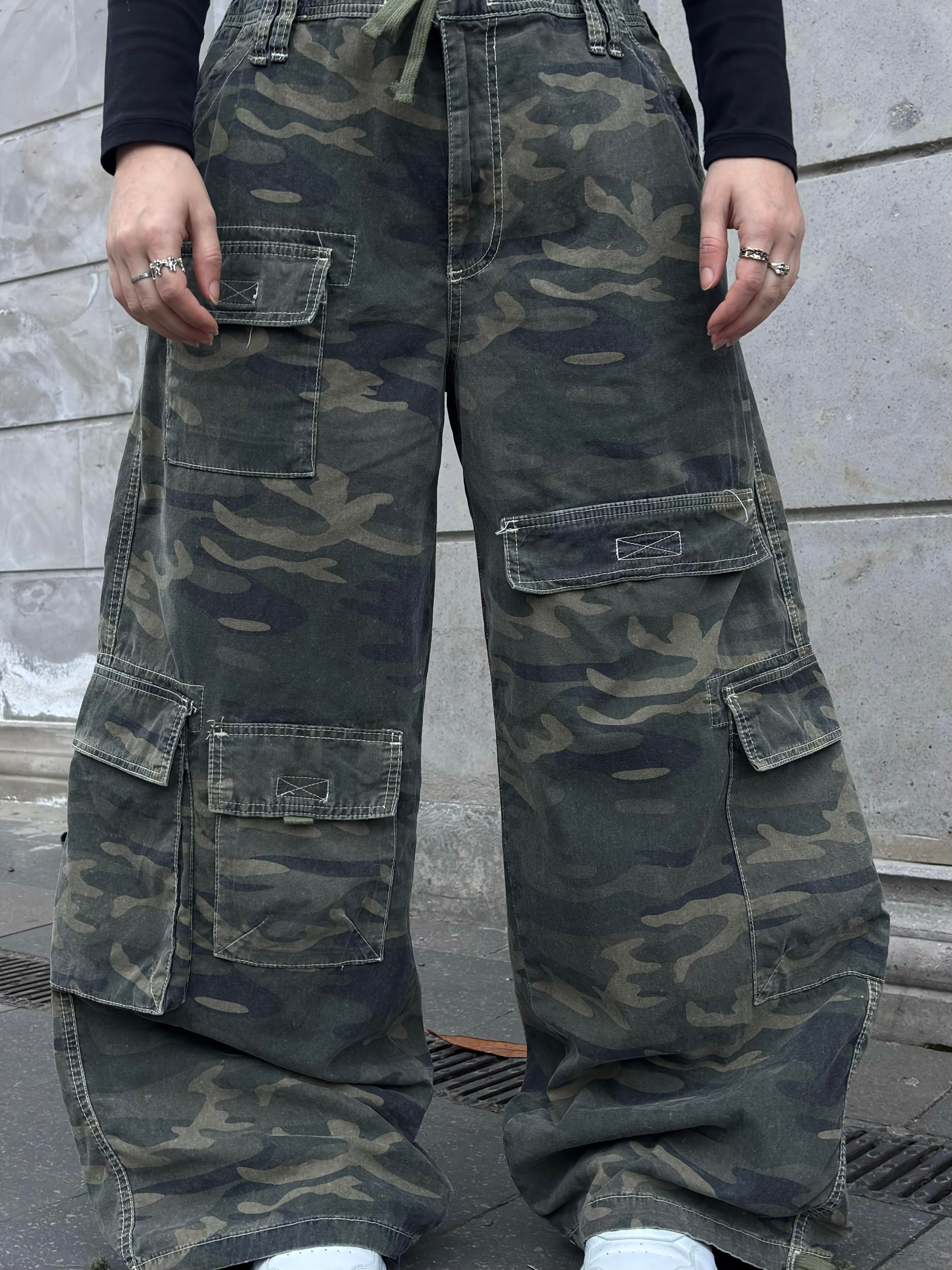 Premium Camouflage Multi Pocket Ultra Baggy Cargo Pants