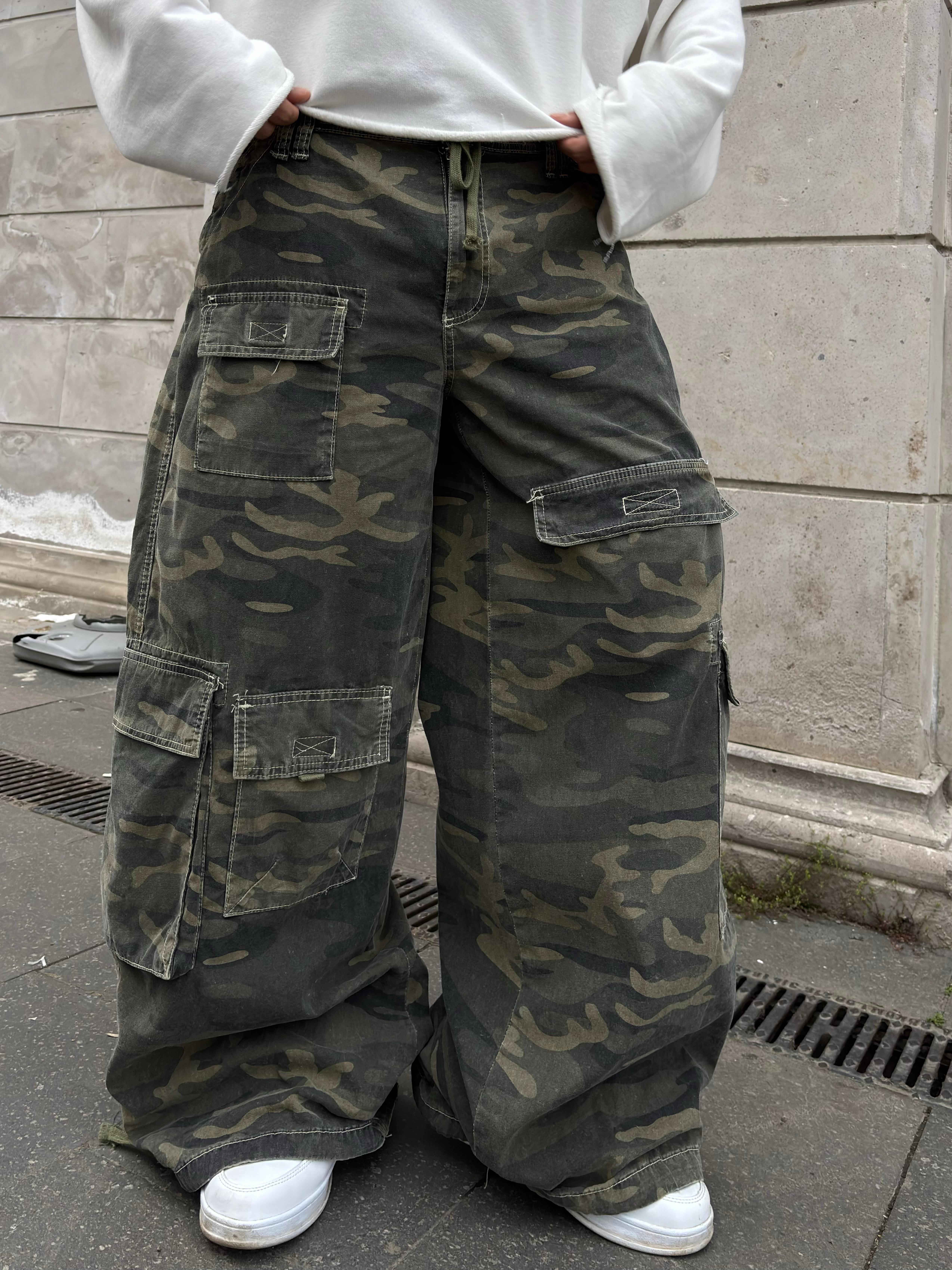 Premium Camouflage Multi Pocket Ultra Baggy Cargo Pants