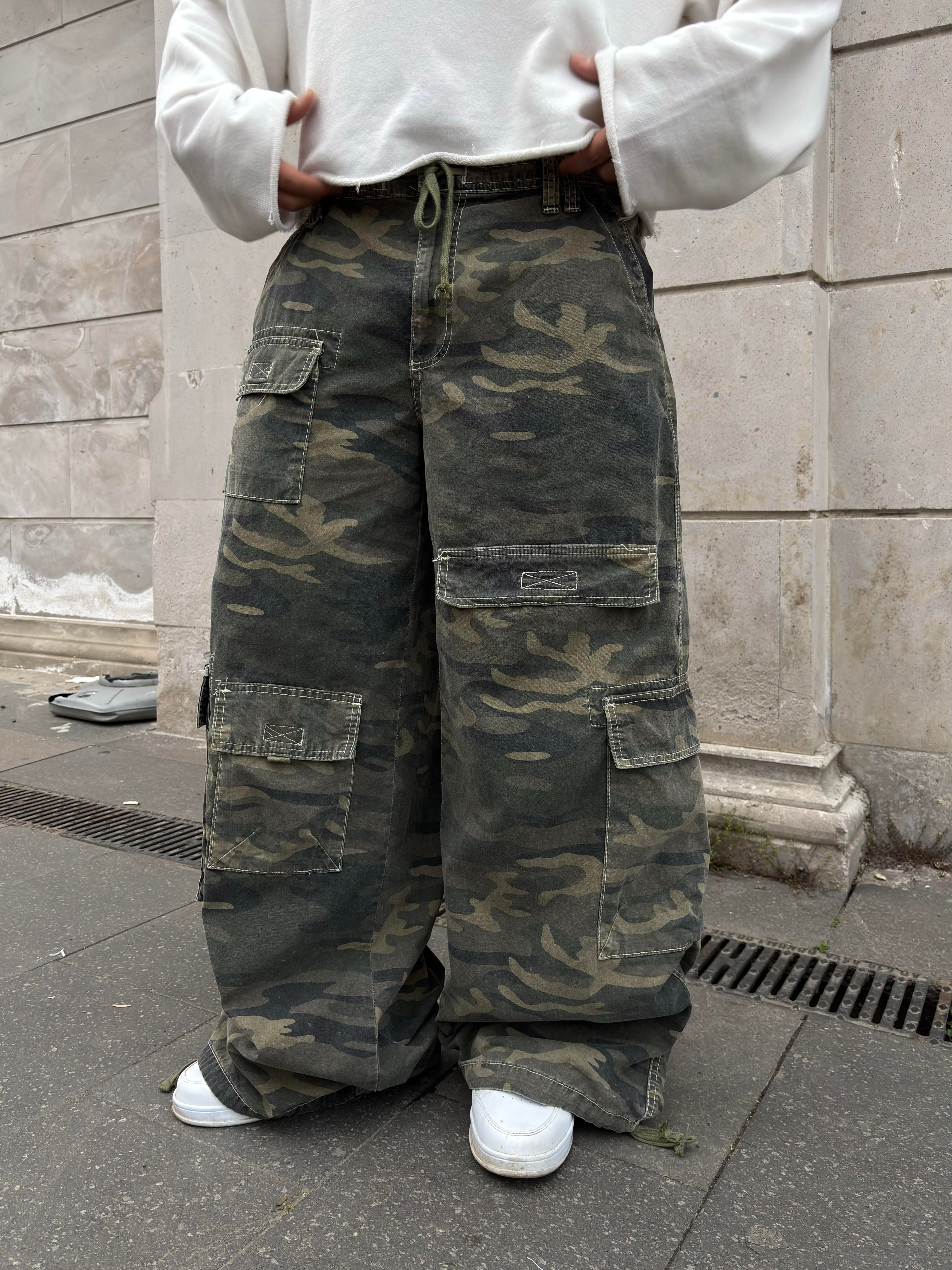Premium Camouflage Multi Pocket Ultra Baggy Cargo Pants
