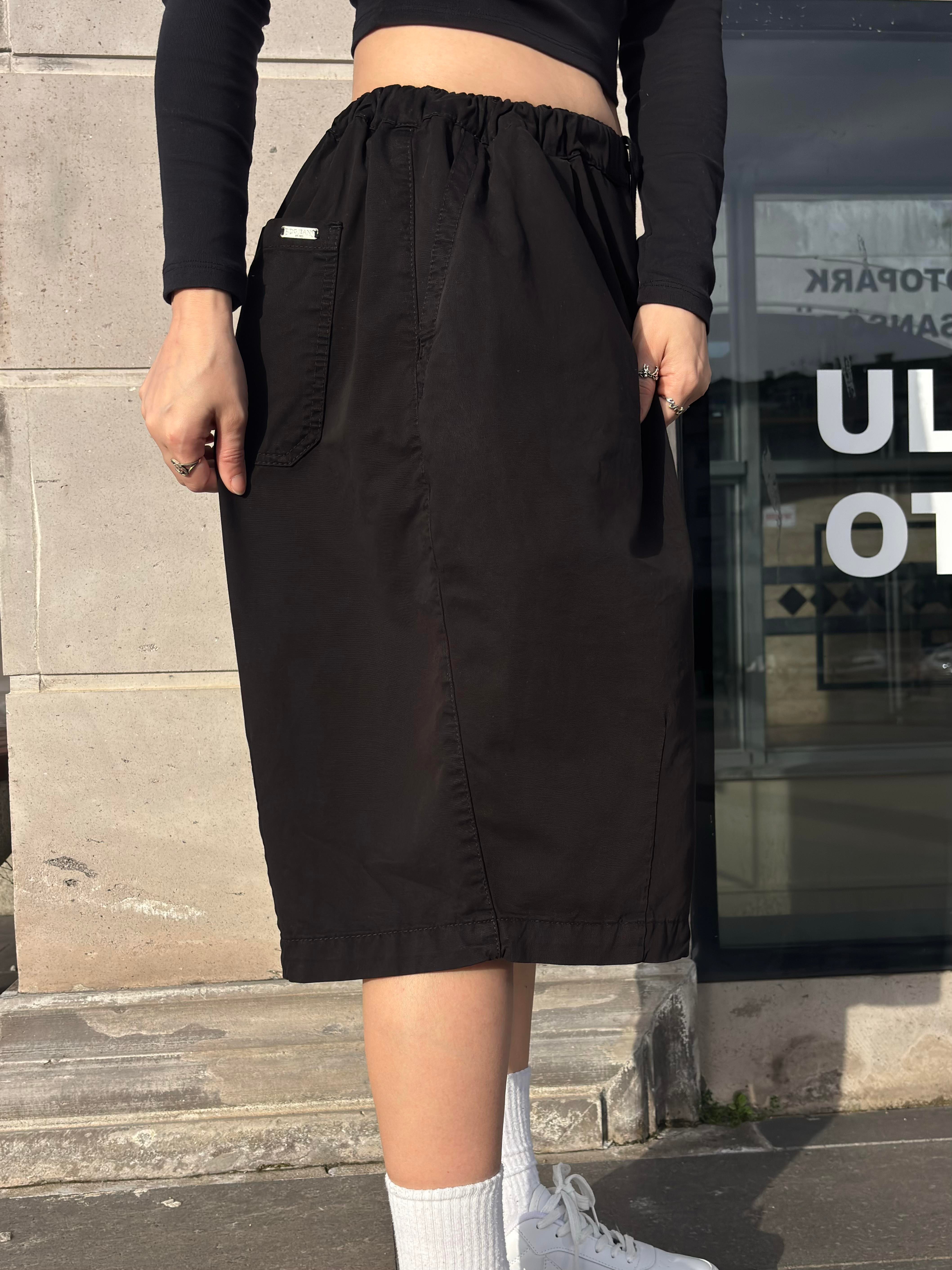 Premium Casual Bombi Black Shorts