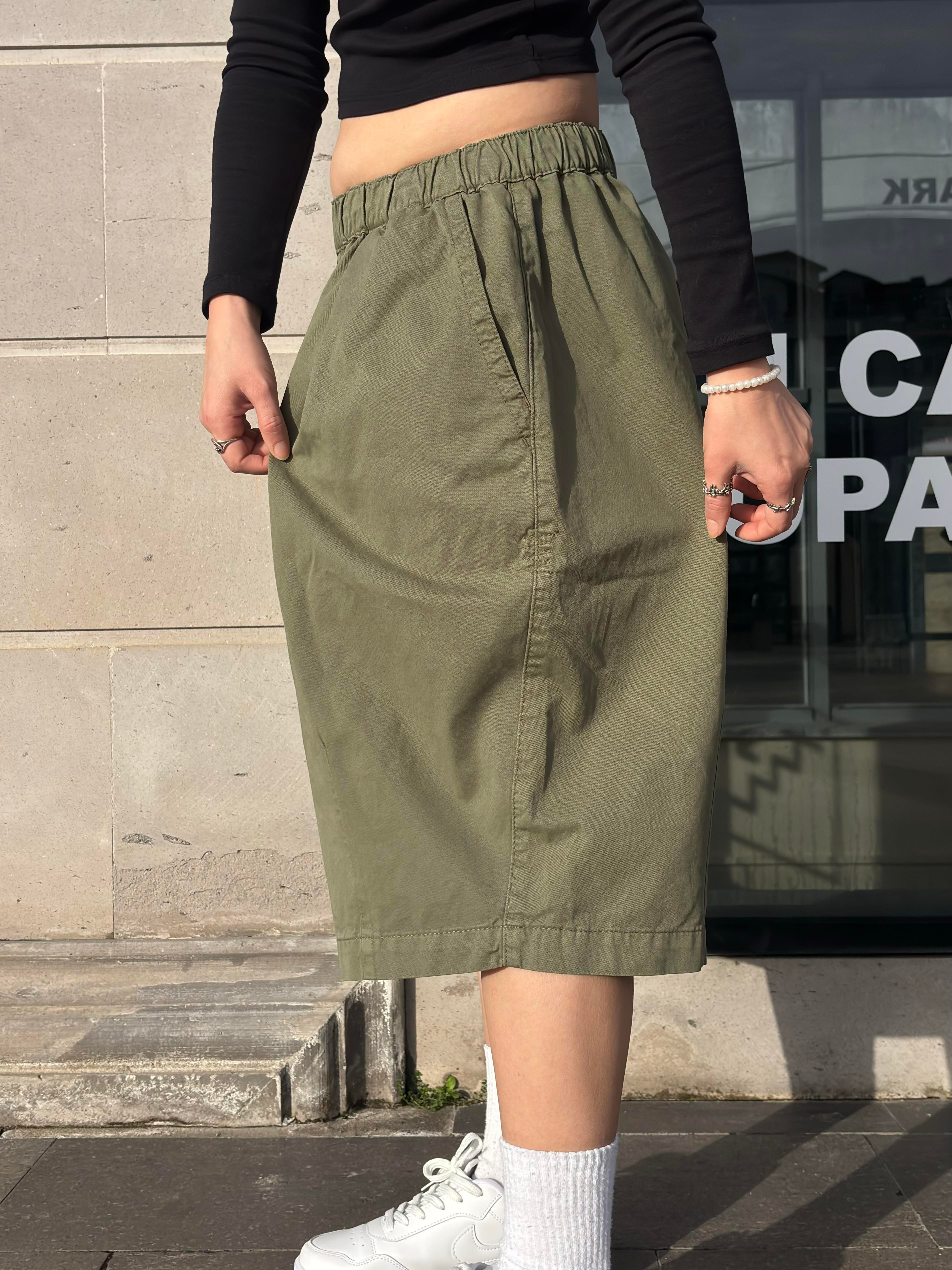 Premium Casual Bombi Green Shorts
