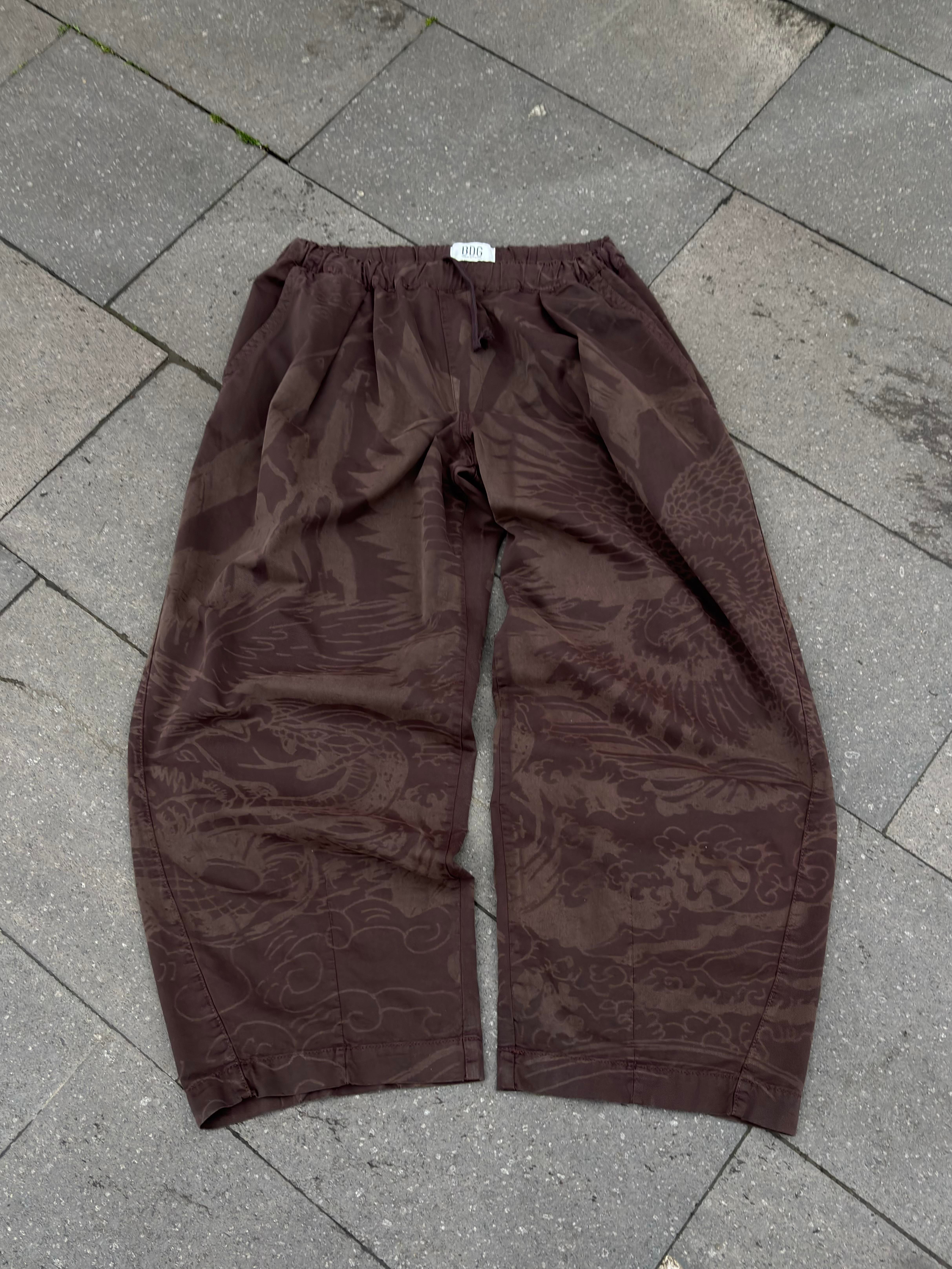 Premium  Chocolate Bobbi Eagle Cocoon Pants