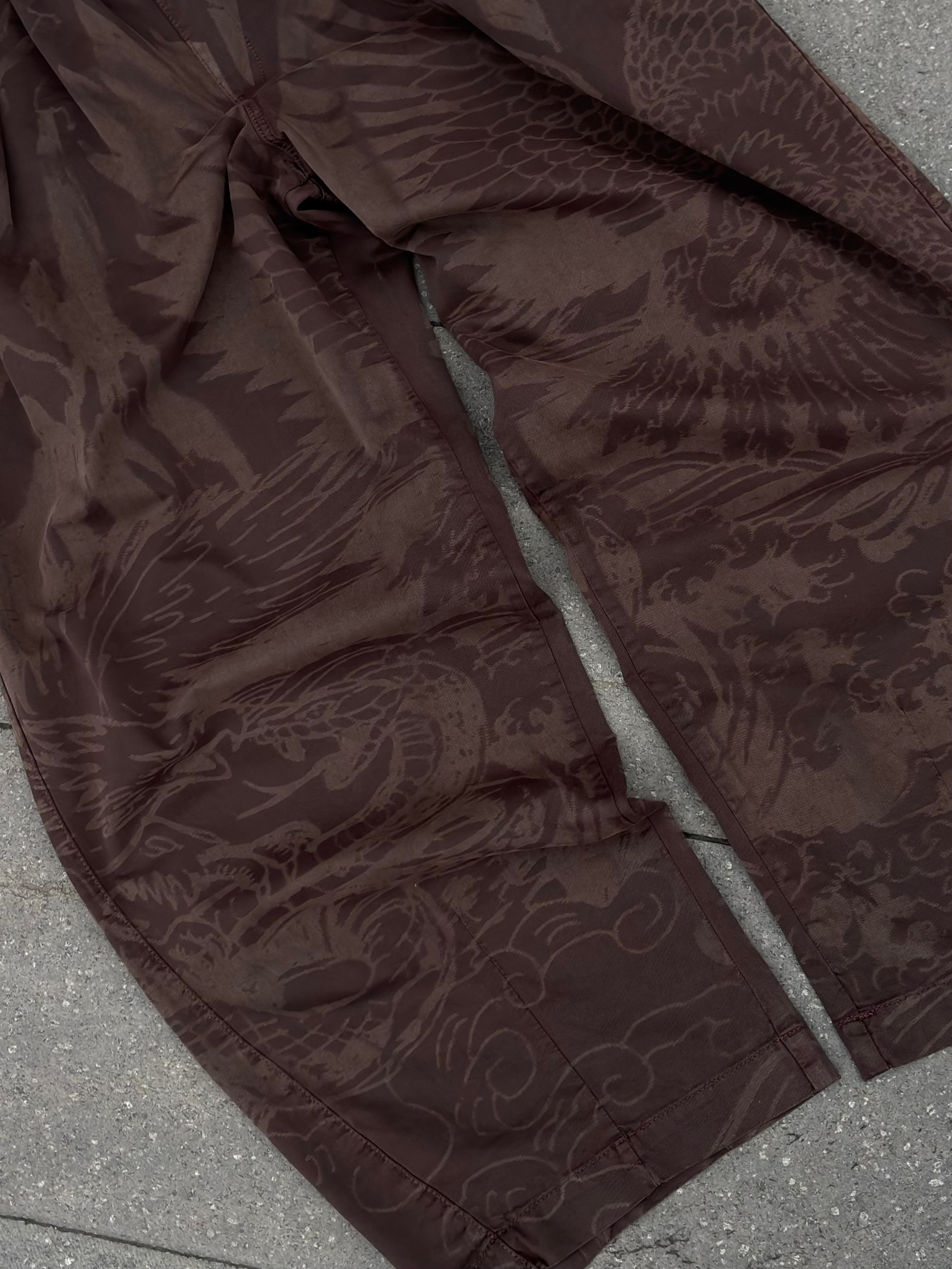 Premium  Chocolate Bobbi Eagle Cocoon Pants