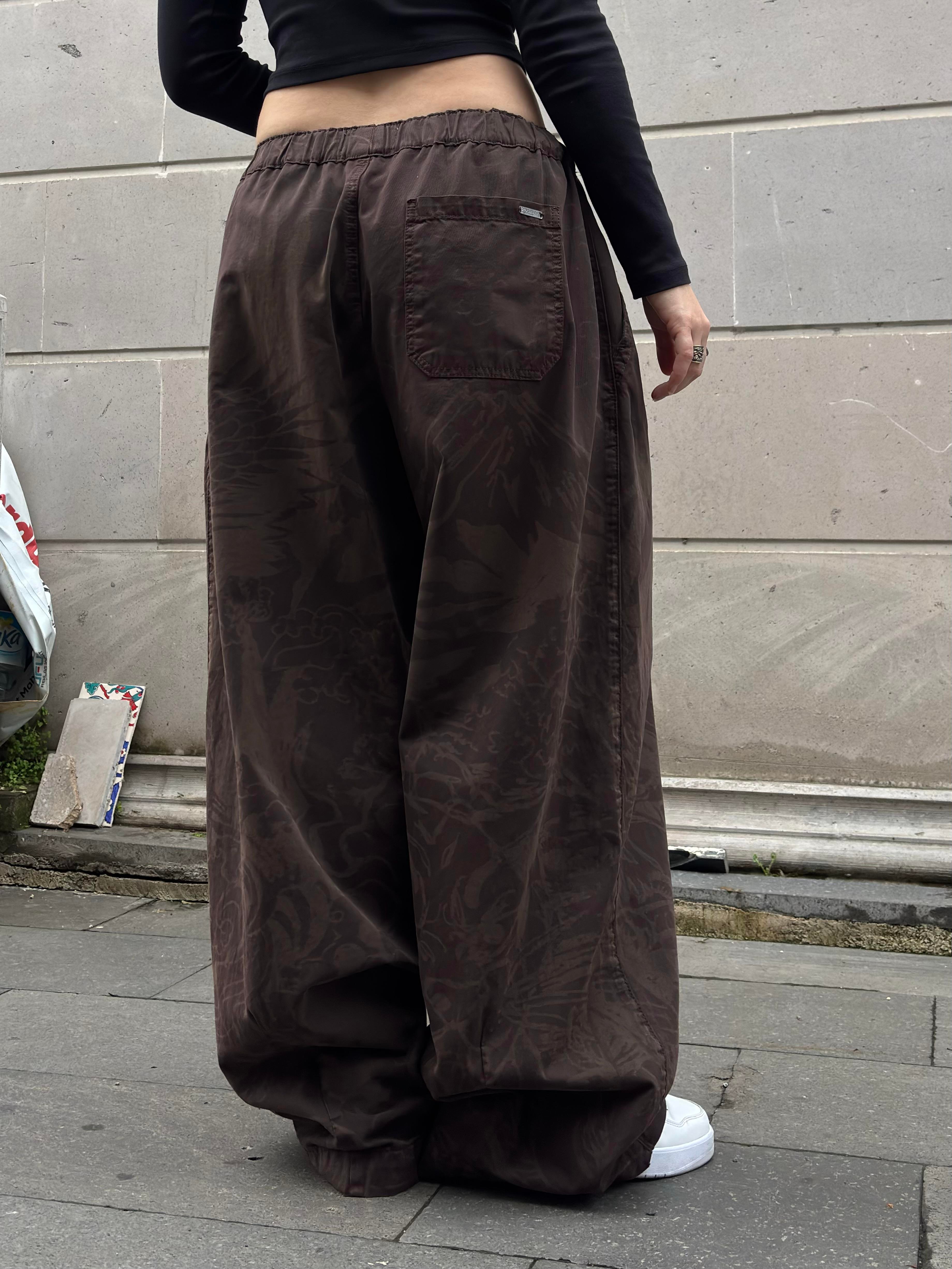 Premium  Chocolate Bobbi Eagle Cocoon Pants