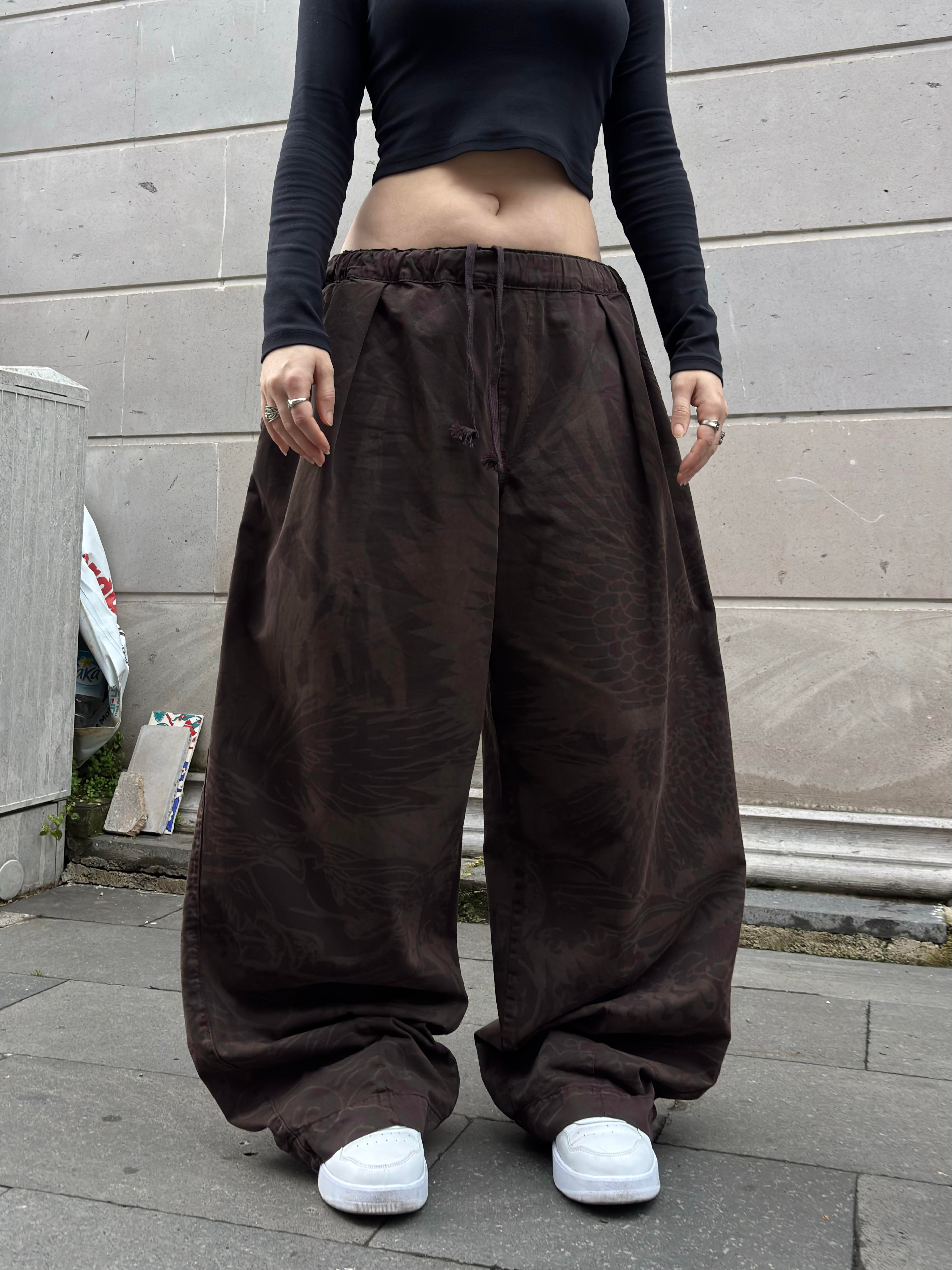 Premium  Chocolate Bobbi Eagle Cocoon Pants