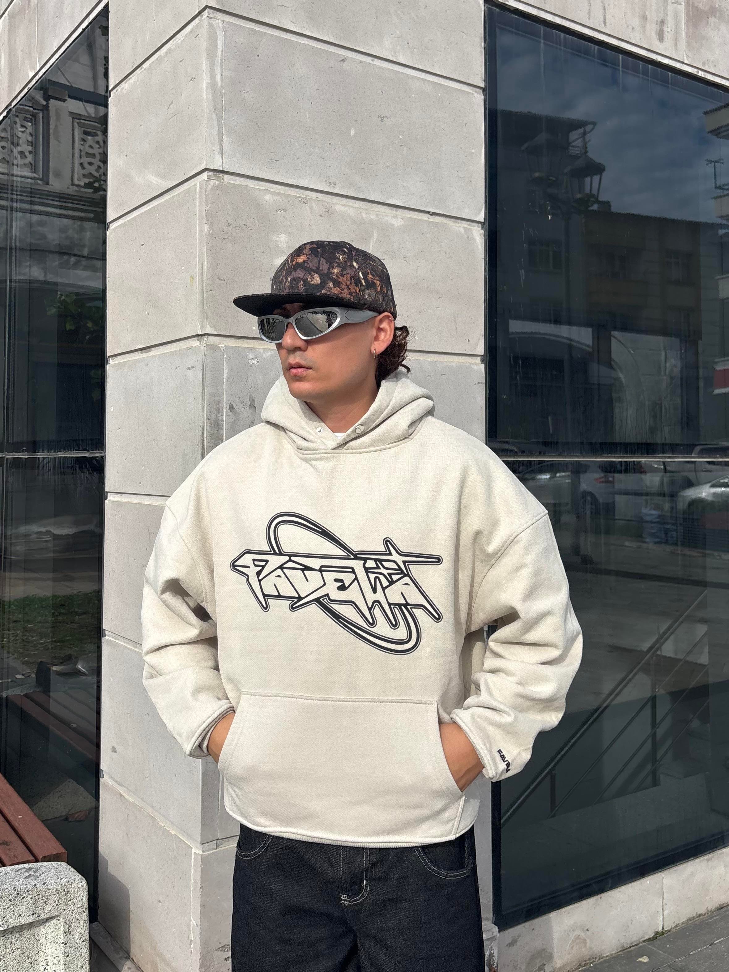 Premium Cream Tone Heavyweight  Hoodie