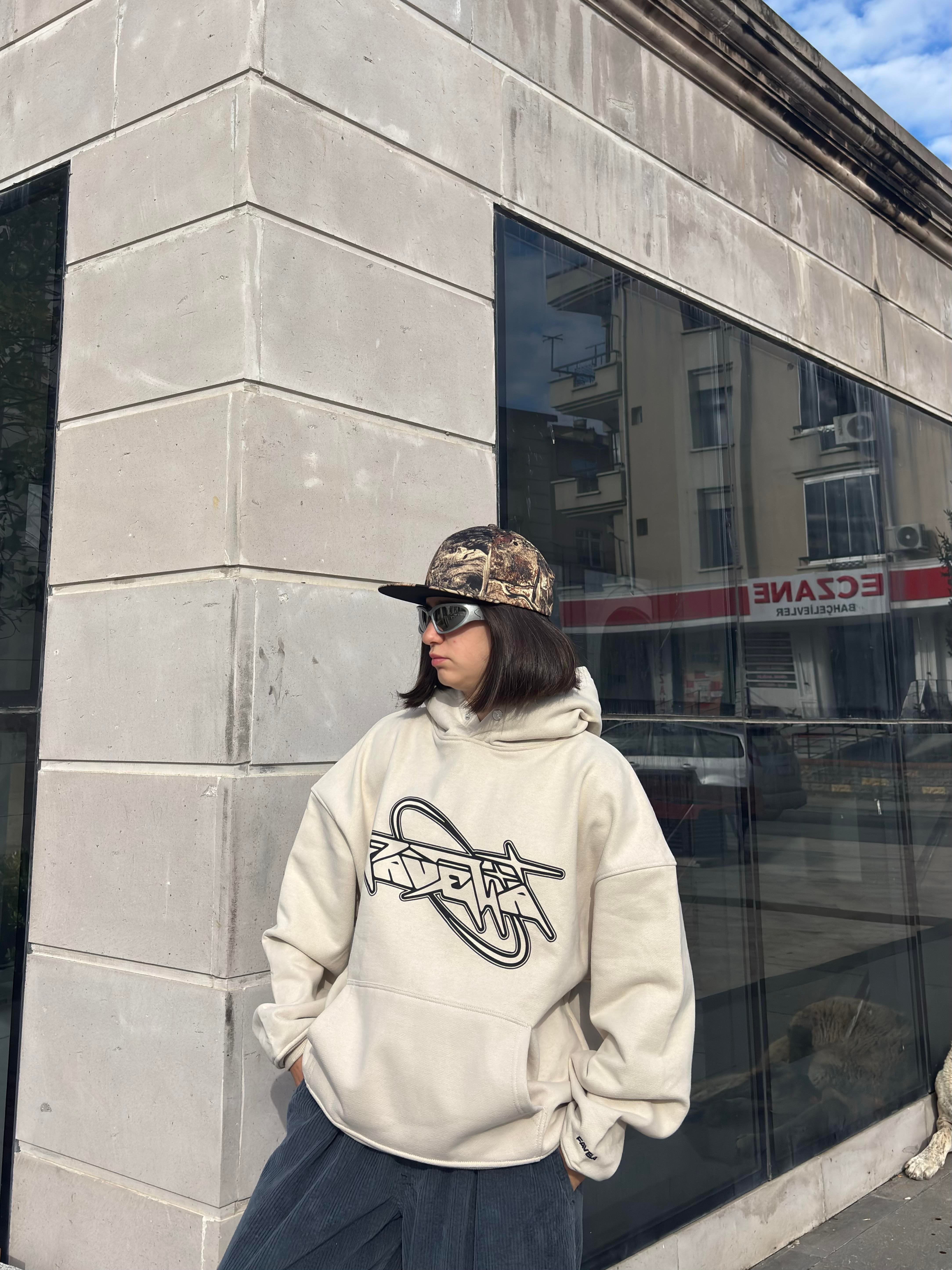 Premium Cream Tone Heavyweight  Hoodie
