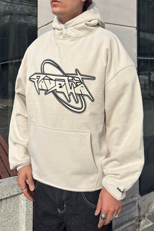Premium Cream Tone Heavyweight  Hoodie