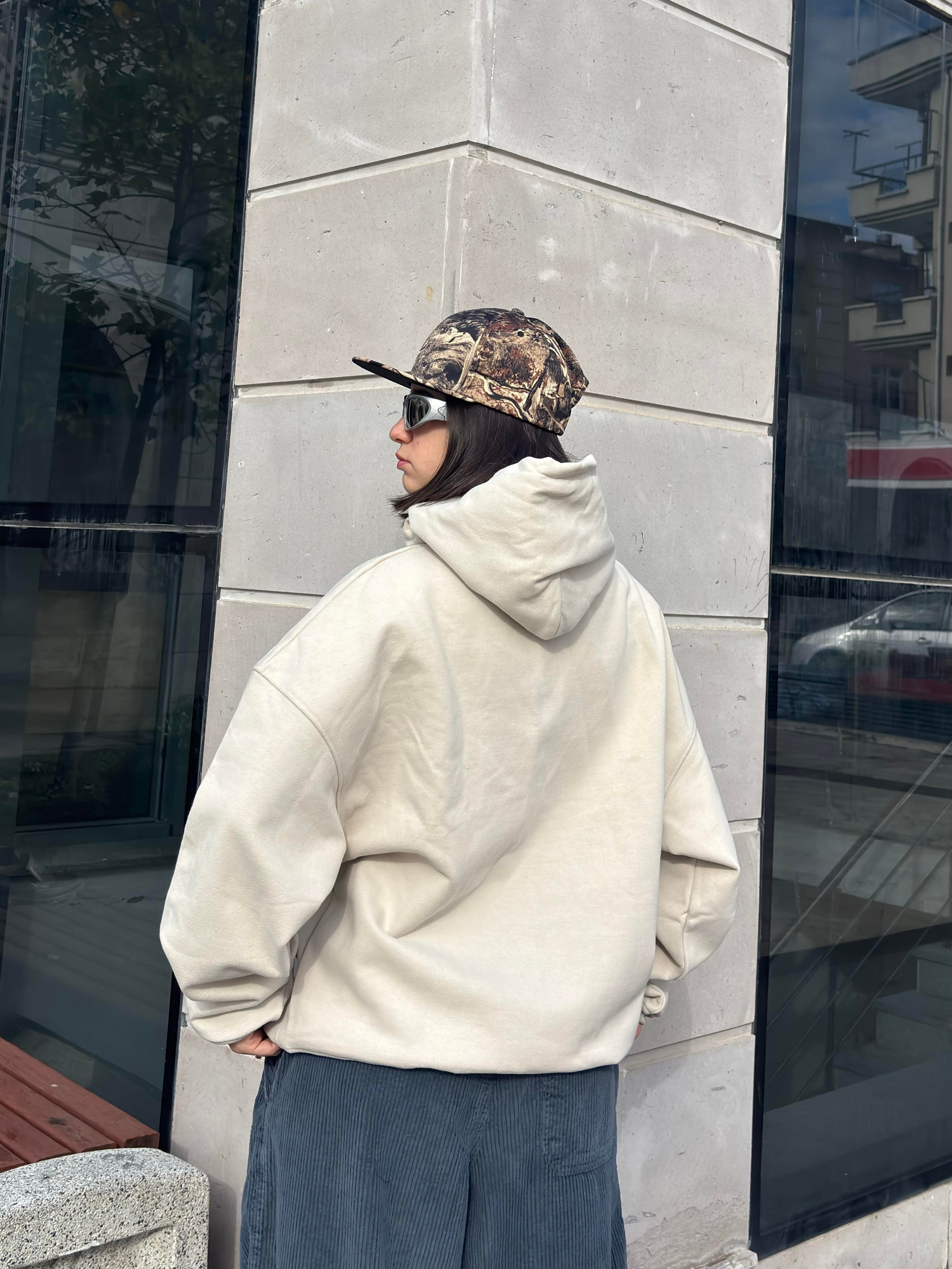 Premium Cream Tone Heavyweight  Hoodie
