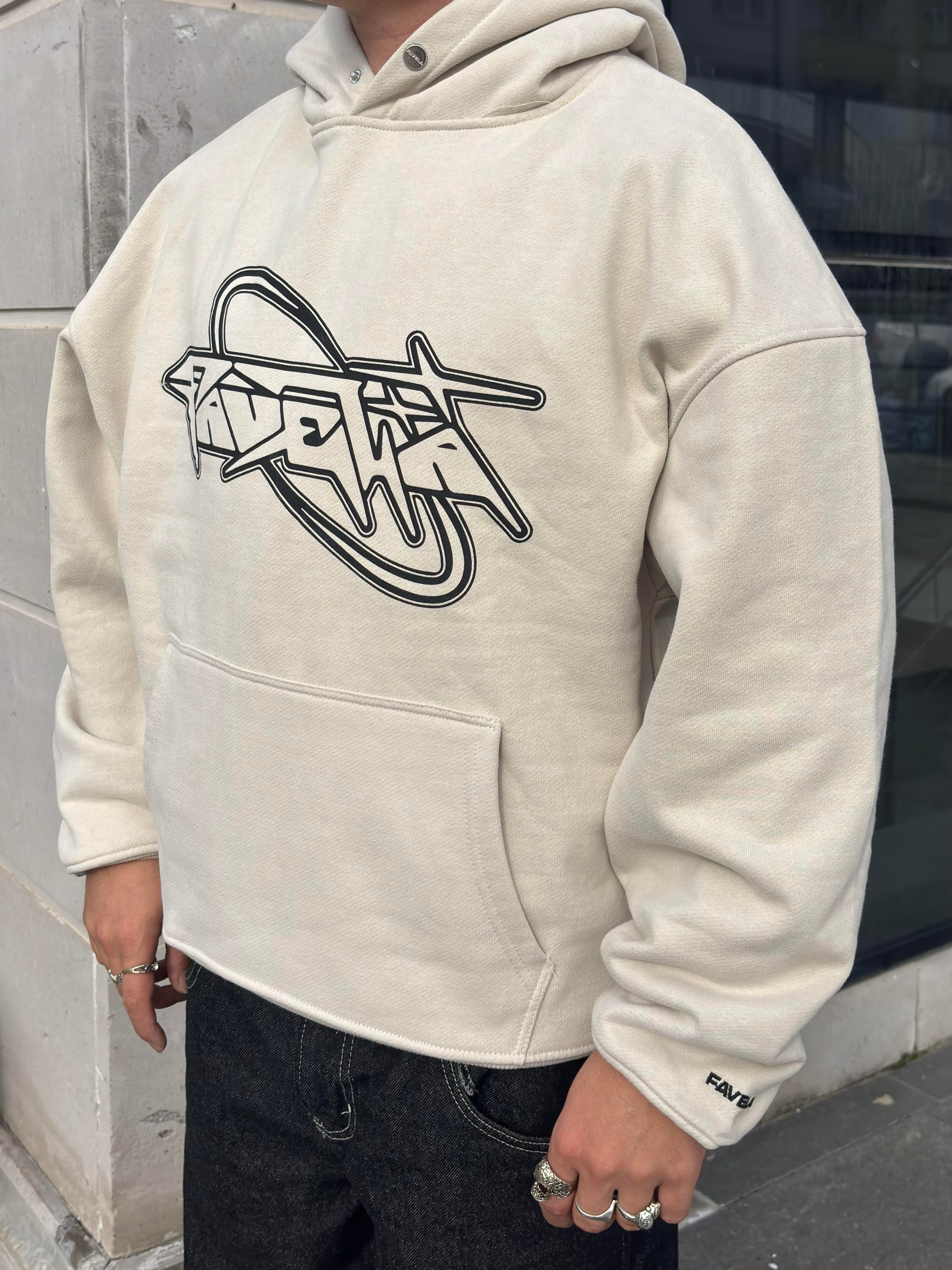 Premium Cream Tone Heavyweight  Hoodie